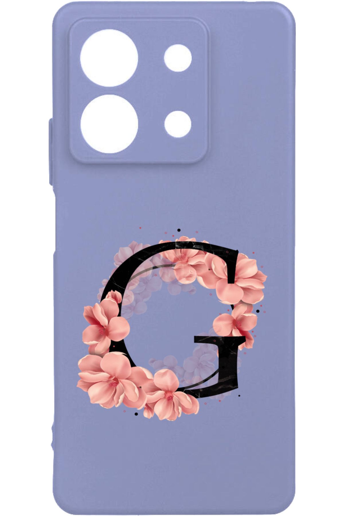 Rotaks Xiaomi Redmi Note 13 4G Uyumlu Kılıf Silikon Esnek İsme Özel Baskılı