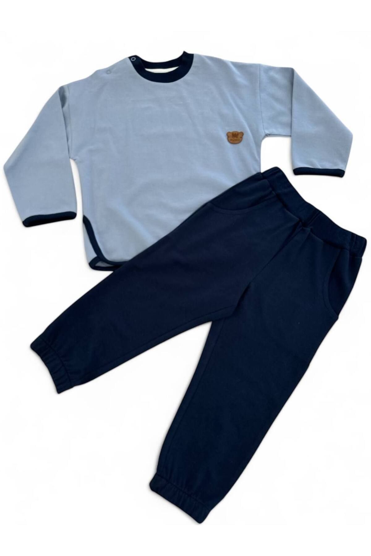 WOWOKİDS MEVSİMLİK 2'Lİ TAKIM PANTALON 2İP %100 PAMUK