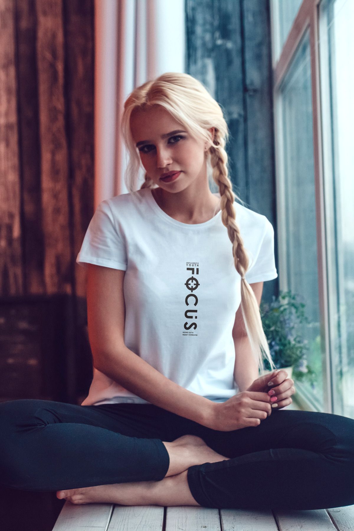 Decrift Focus %100 Pamuk Kadın T-Shirt