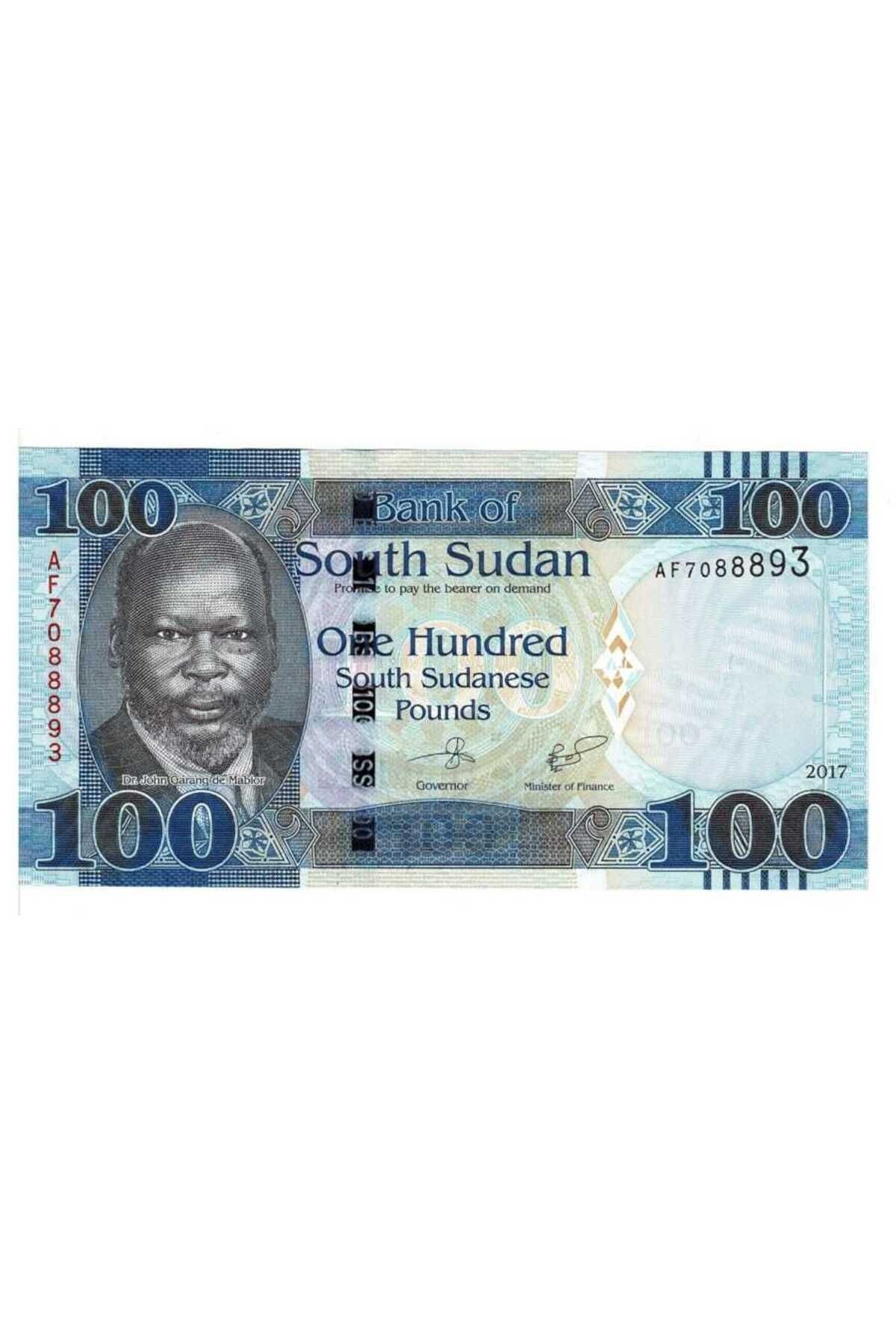 Gökçe Koleksiyon Güney Sudan 100 Pound 2017 ÇİL YKP5936