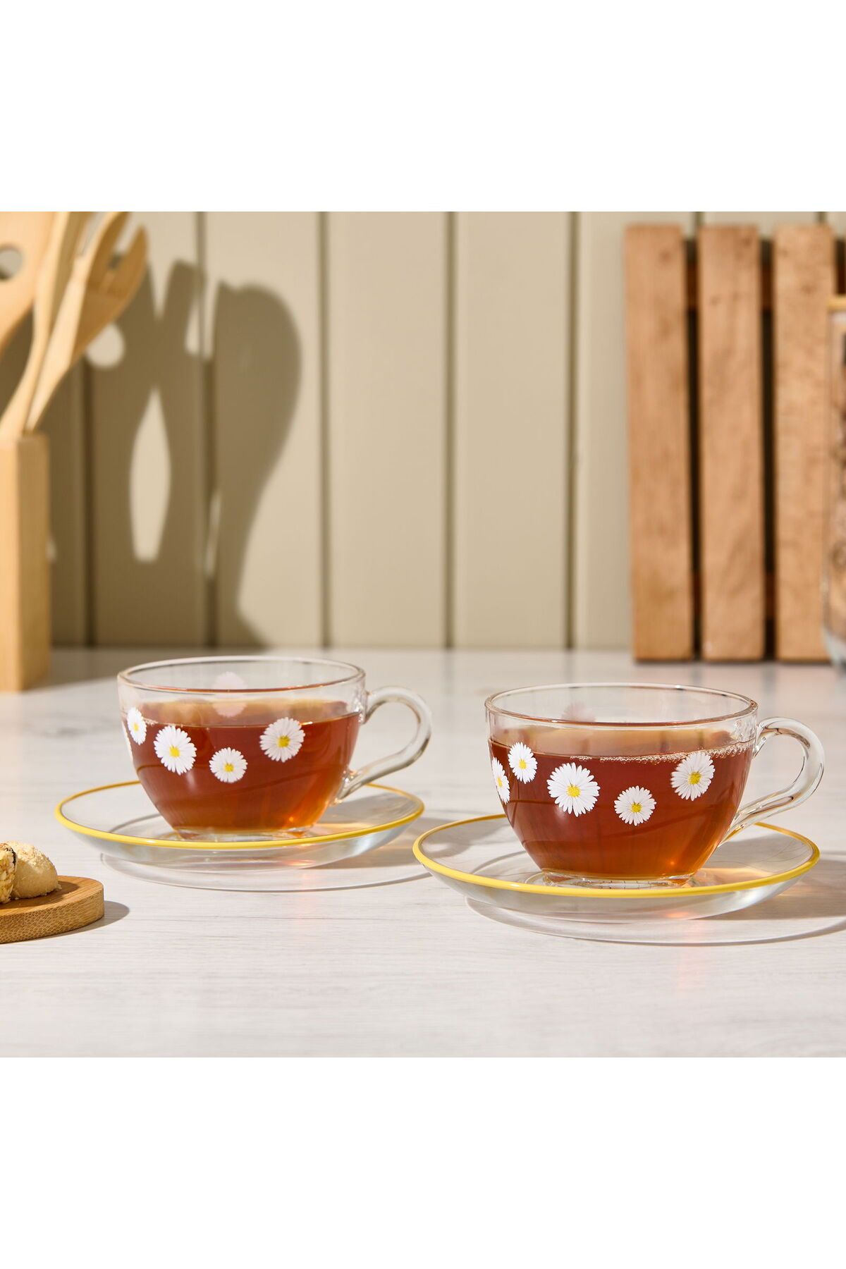 MATMEL Fiona 4 Parça Çay Fincan Seti - Şeffaf - 238 ml