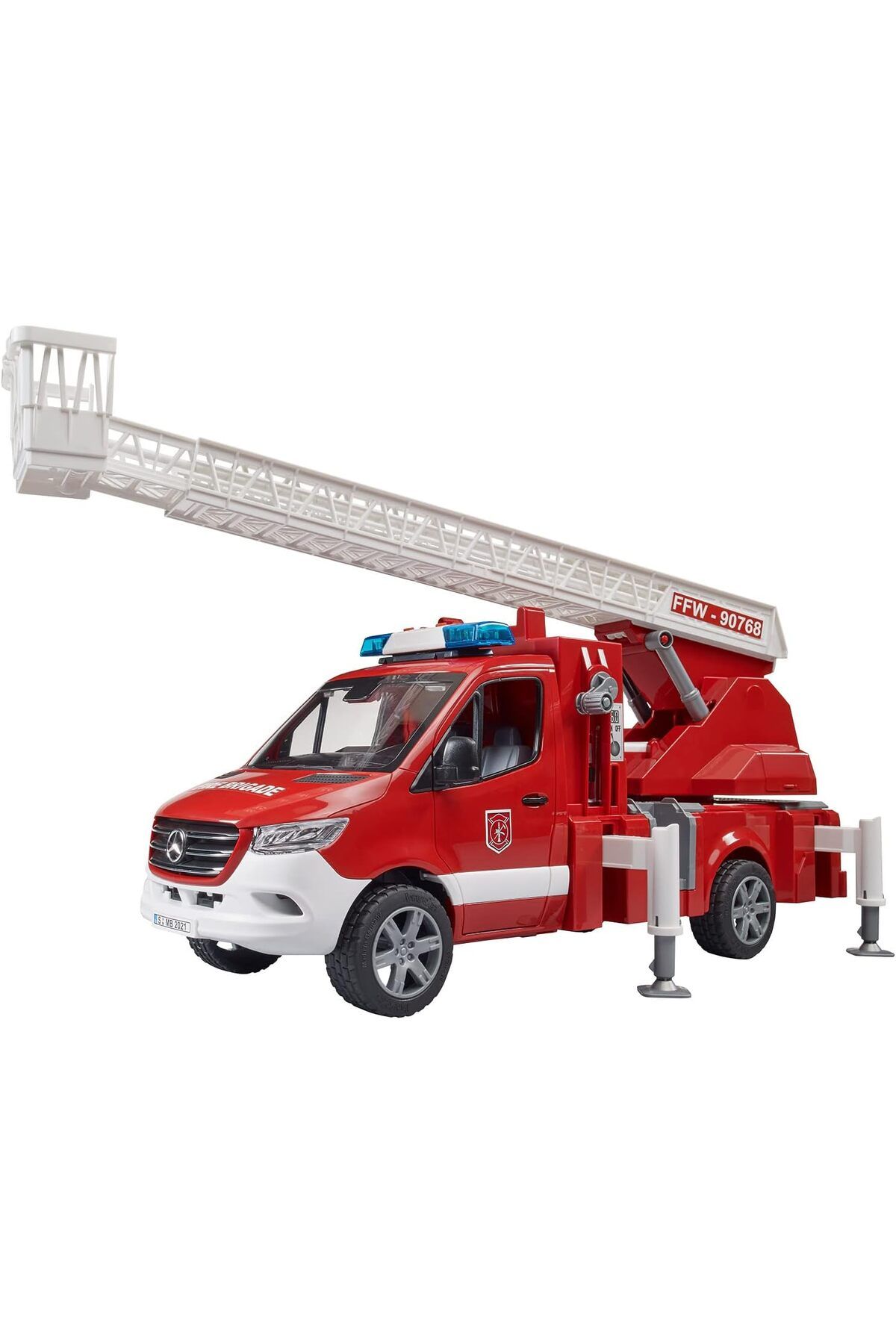 Mu Art Ahşap Mrt BR02673 Mercedes Benz Sprinter Merdıvenlı İtfaiye Aracı Art 871301