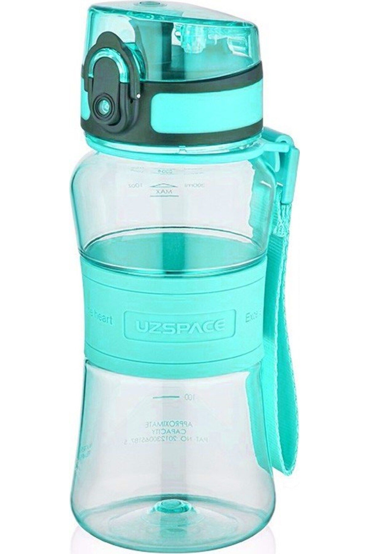 TEKNO İSTANBUL Vagonlife Uzspace 5024 Class Tritan Matara 350 ml turkuaz