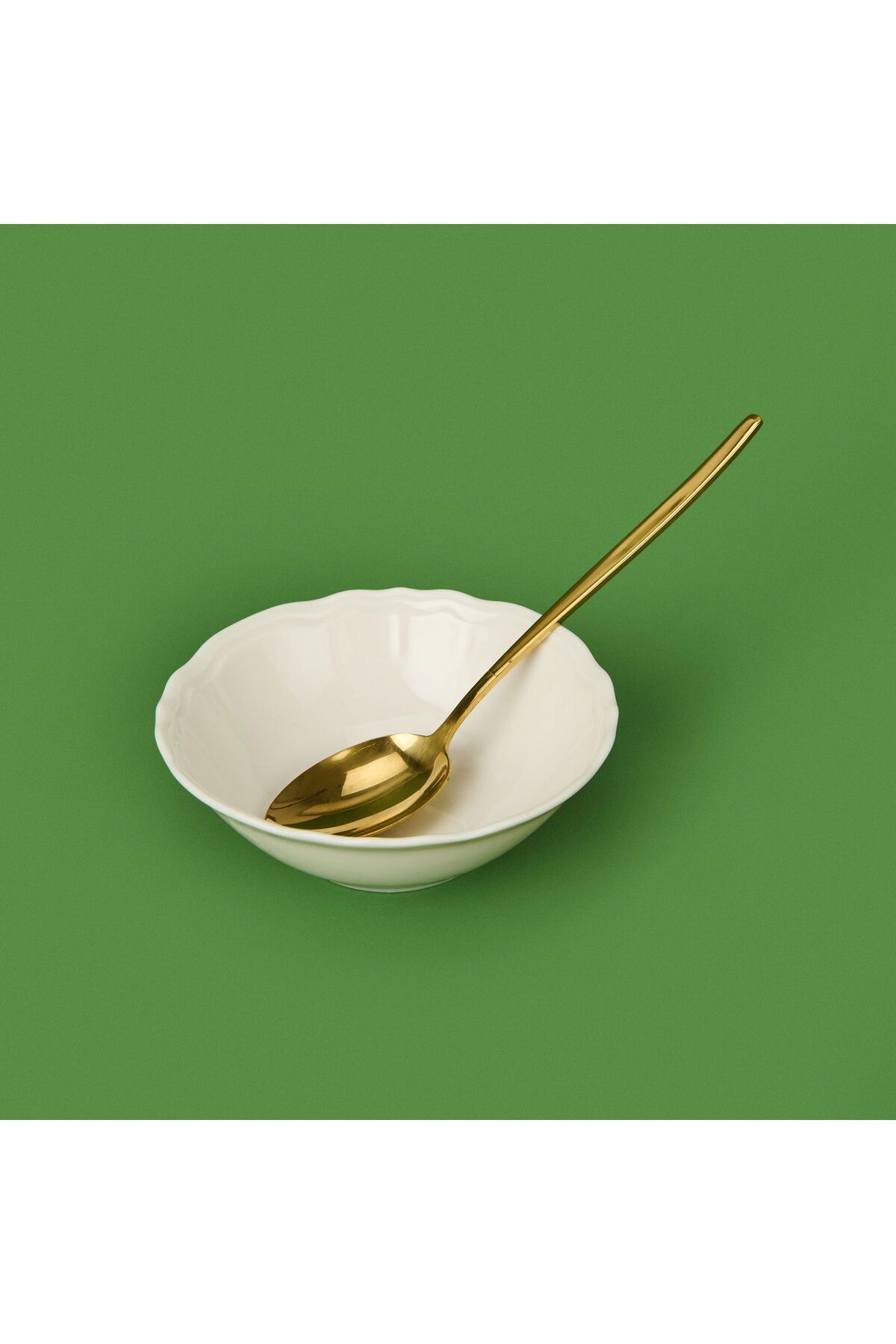ASPARTAM Porselen Tiffany Çorba Kasesi - Krem - 14 cm