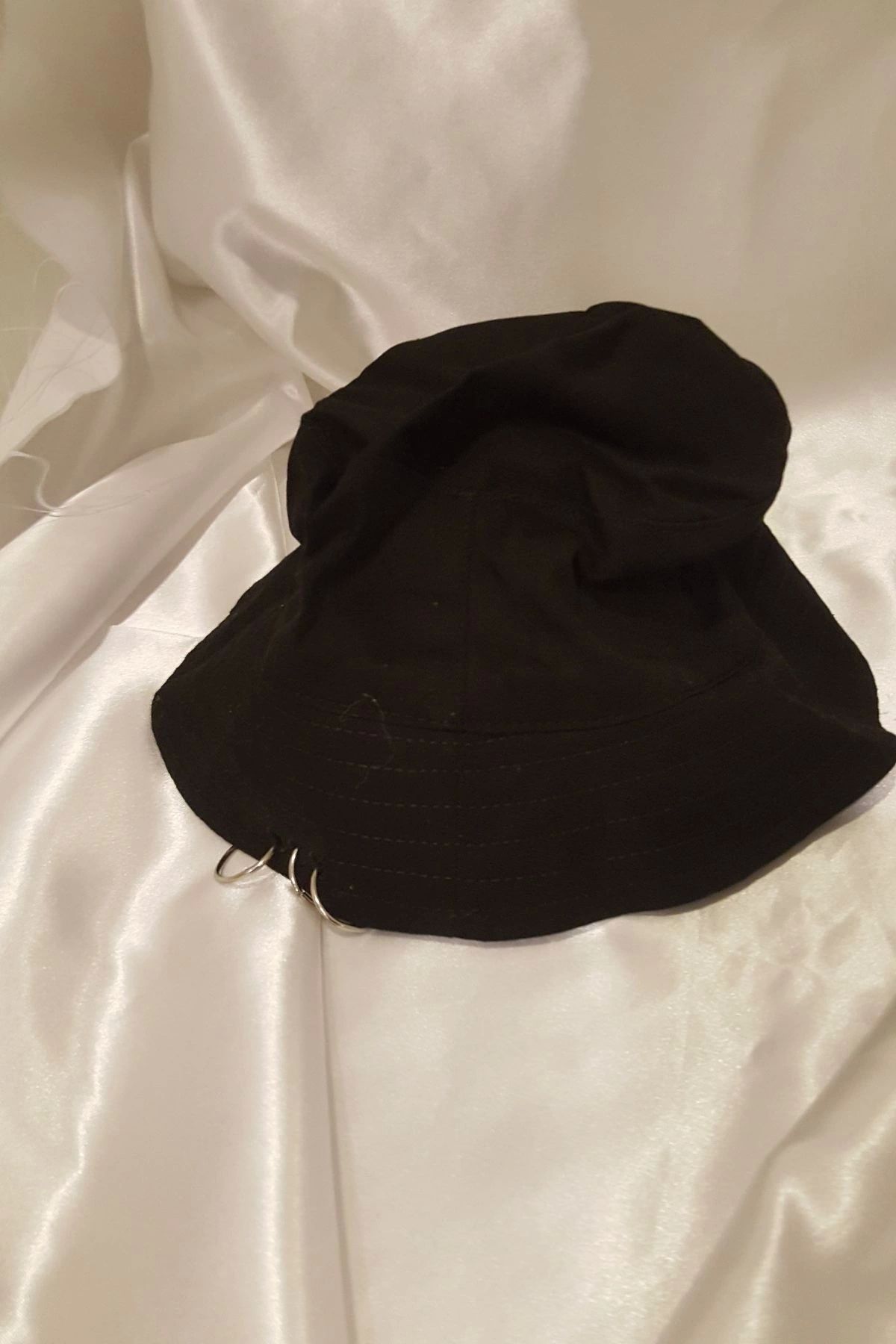 RaHan Şapka Bucket Şapka Balıkçı Kova Şapka Unisex Yuvarlak Şapka