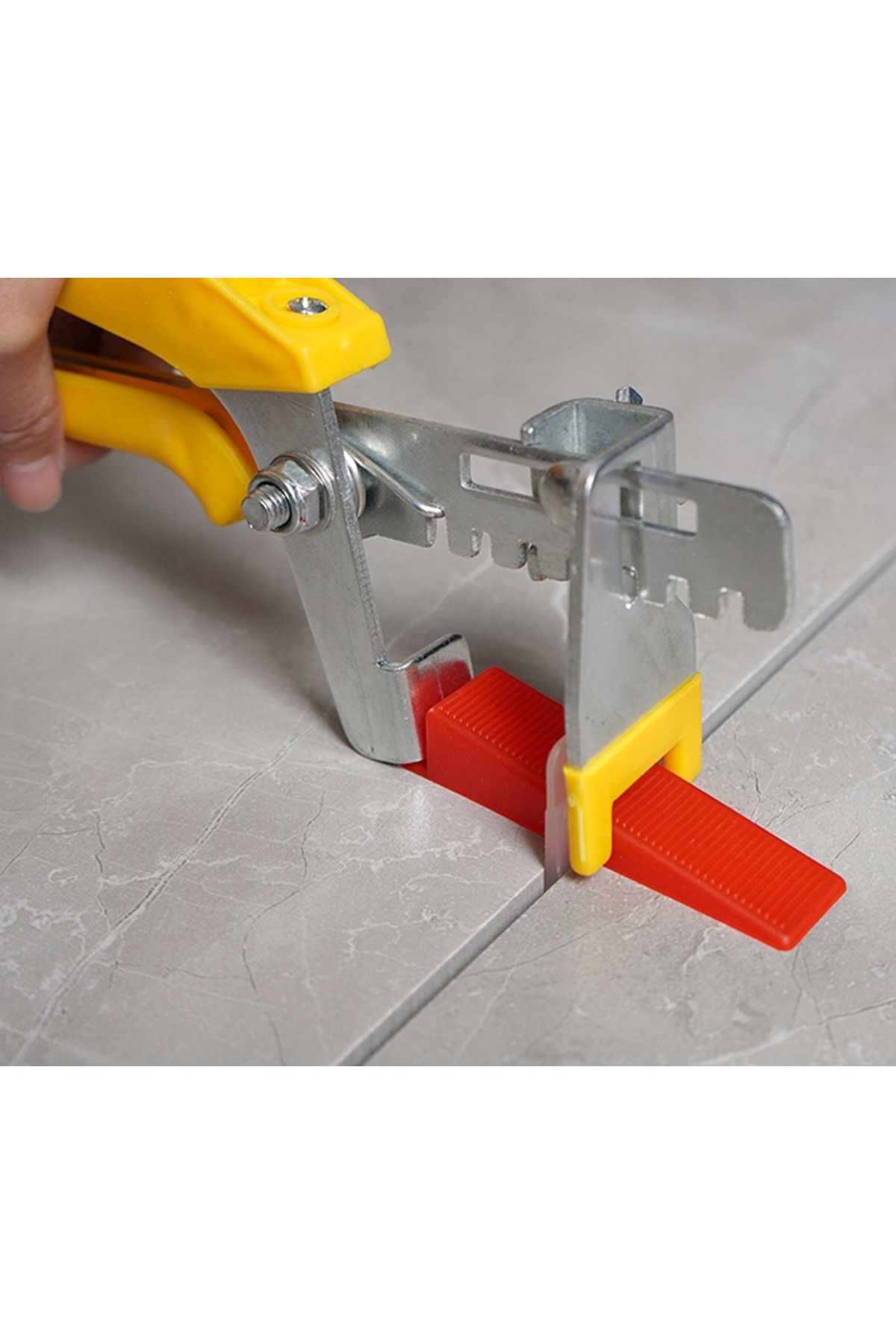 OEM-Cleste nivelare faianta si gresie, 23,5 x 13 x 5 cm, galben 3