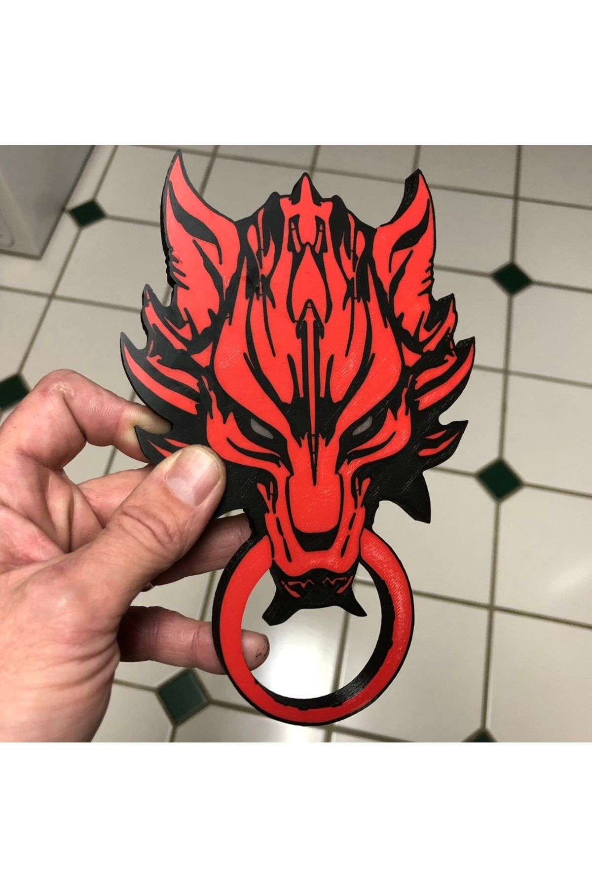 Lucest Bulut Strife Wolf Çok Molor 2 "Fragman Hitch Cover (Plastik Aparattır!!!)