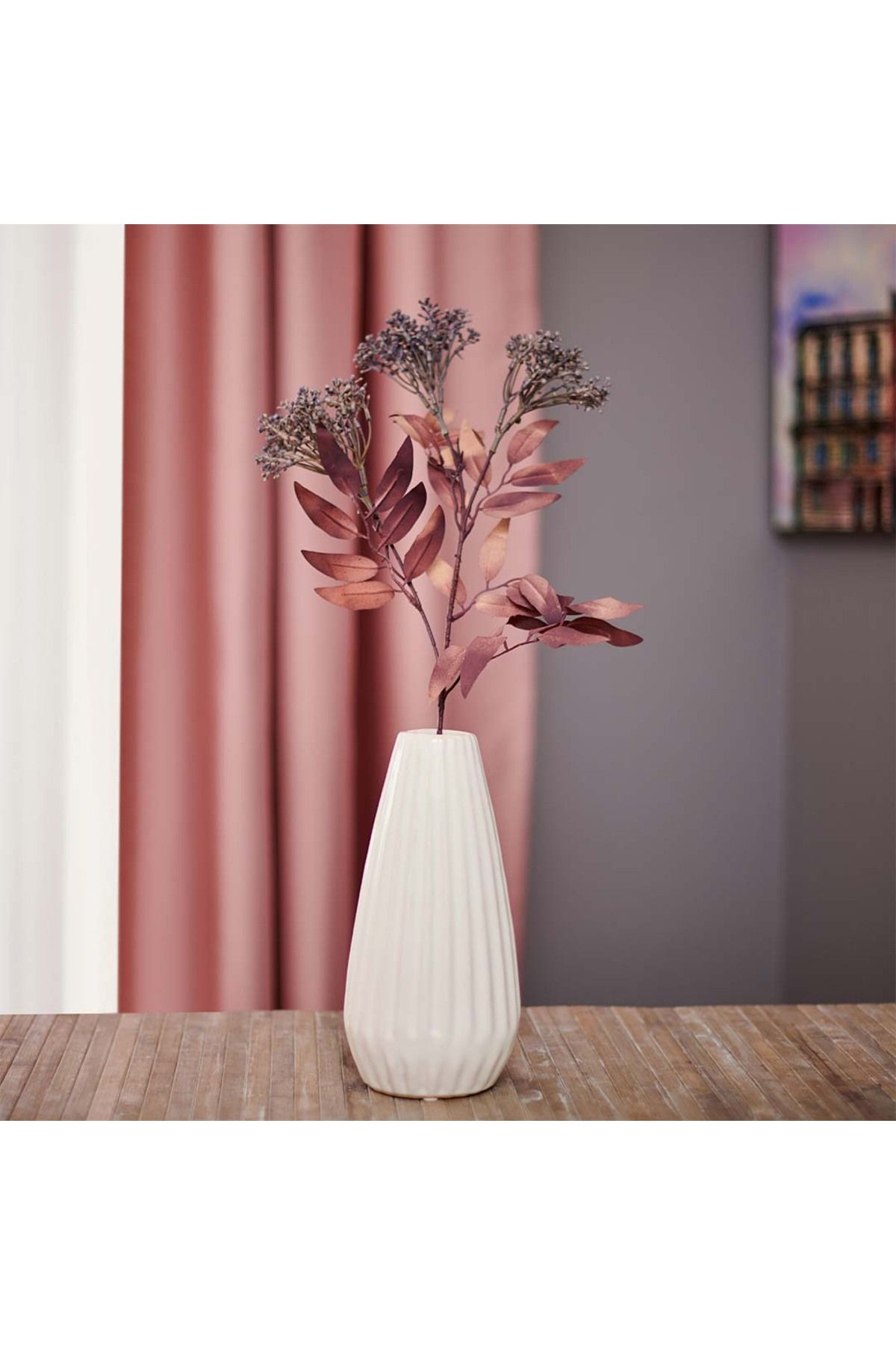 ASPARTAM Dekoratif Baby Breath Yapay Çiçek - Gülkurusu - 62 cm