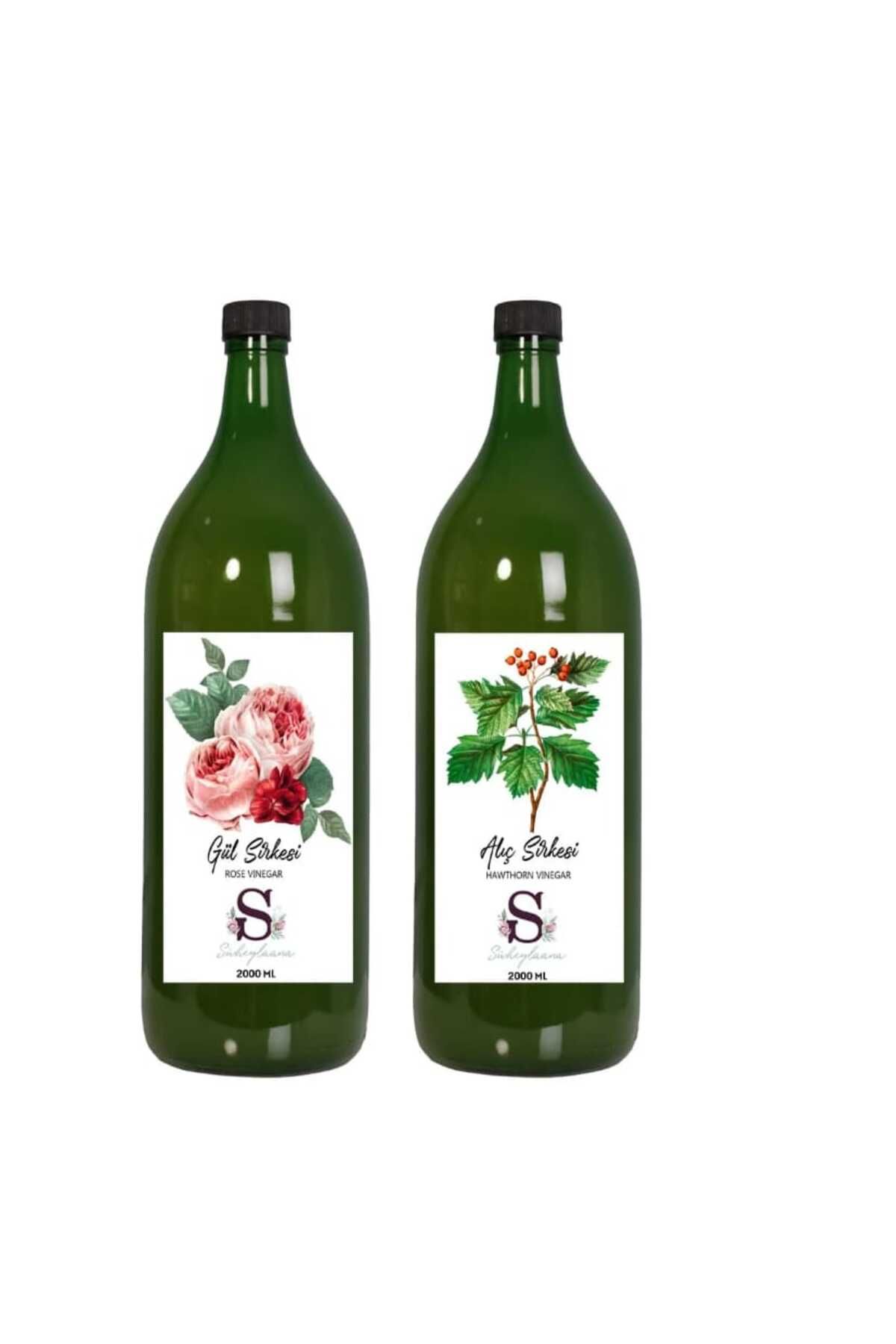 Süheylaana Doğal Gül Sirkesi 2000 Ml - Doğal Alıç Sirkesi 2000 Ml