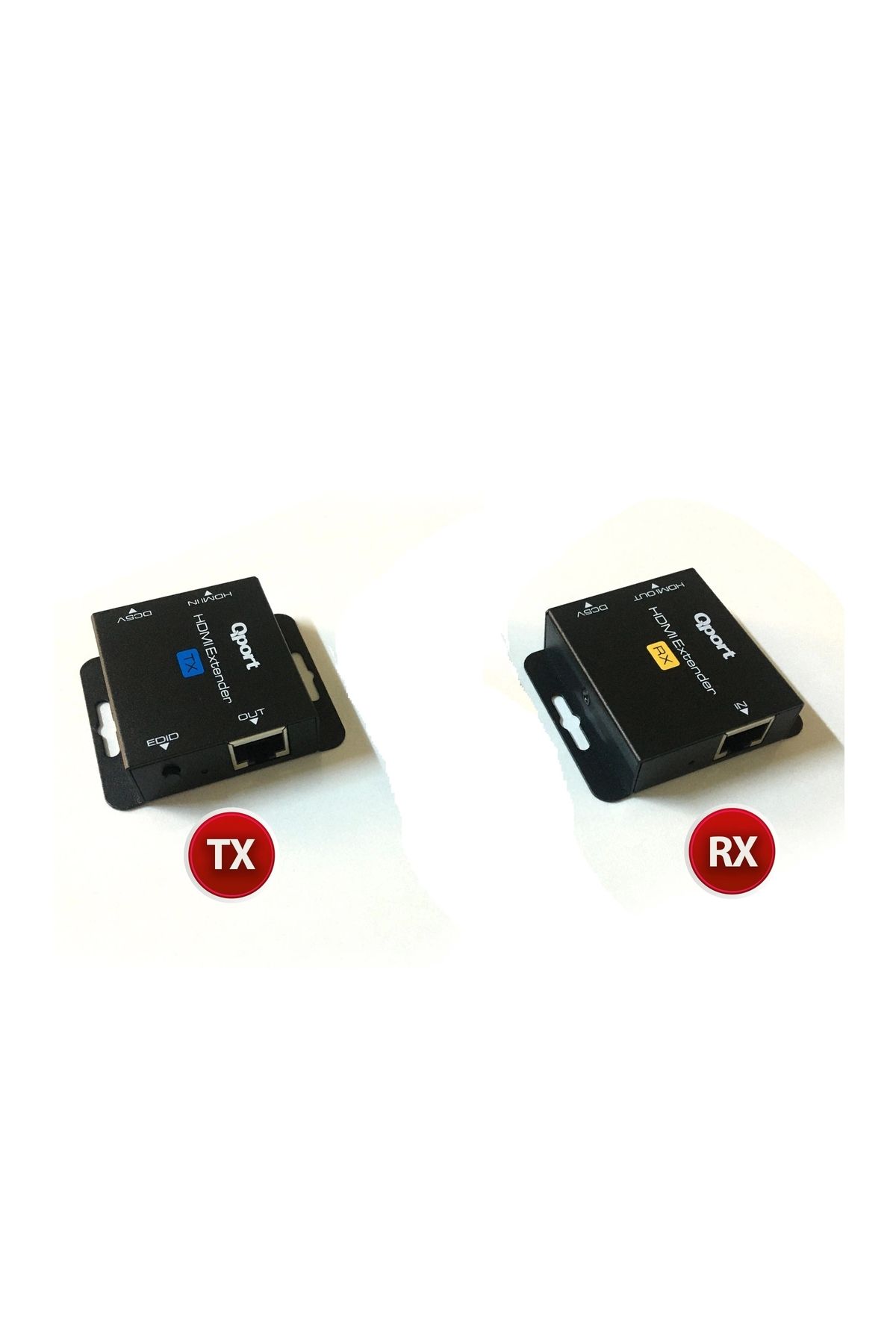 Qport TEKNOTEG - QPORT Q-HEX2 HDMI EXTENDER CAT6 60M 2 Lİ PAKET