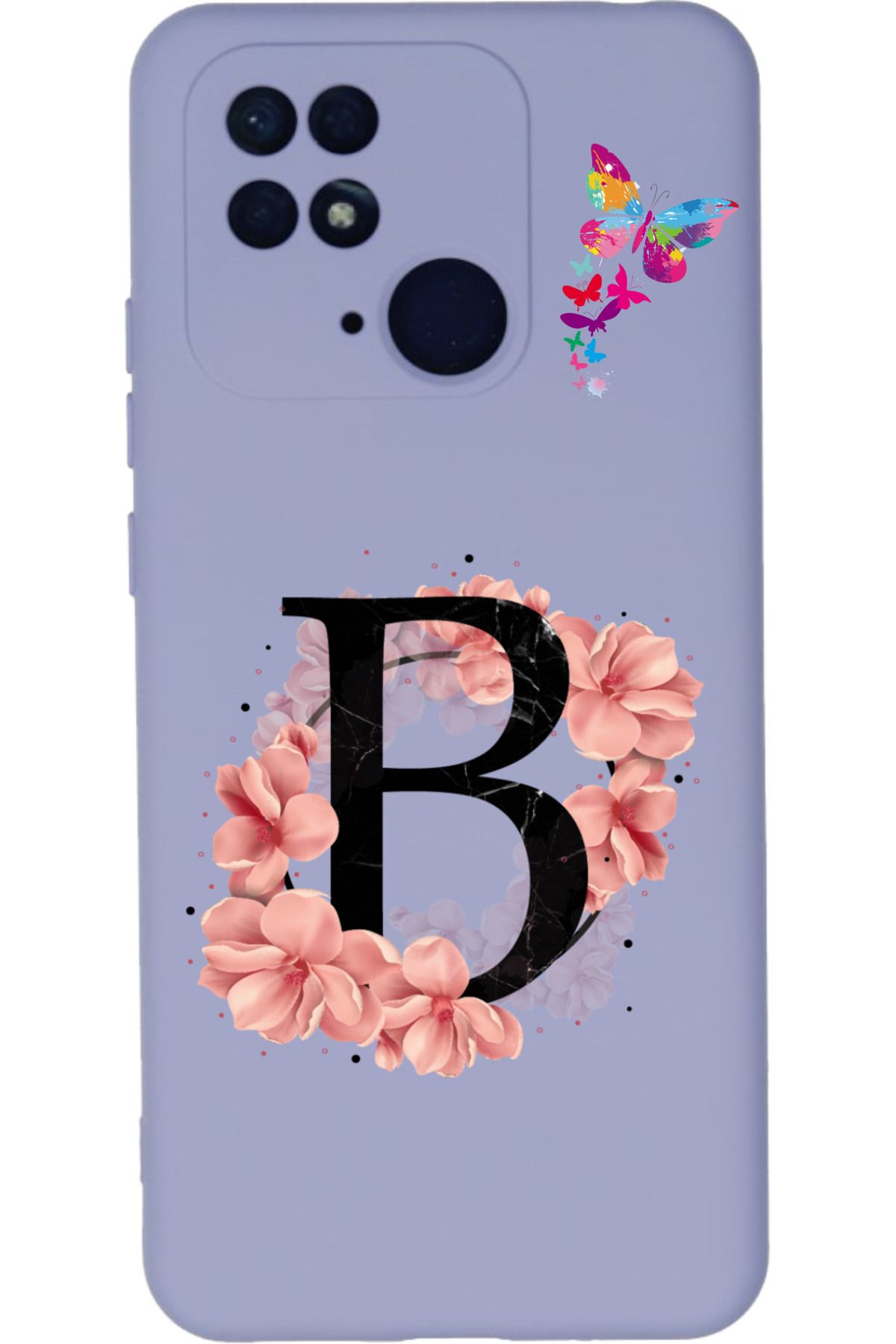 Rotaks Xiaomi Redmi Note 10c Uyumlu Kılıf Silikon Esnek Soft ve Pürüzsüz İsme Özel Baskılı