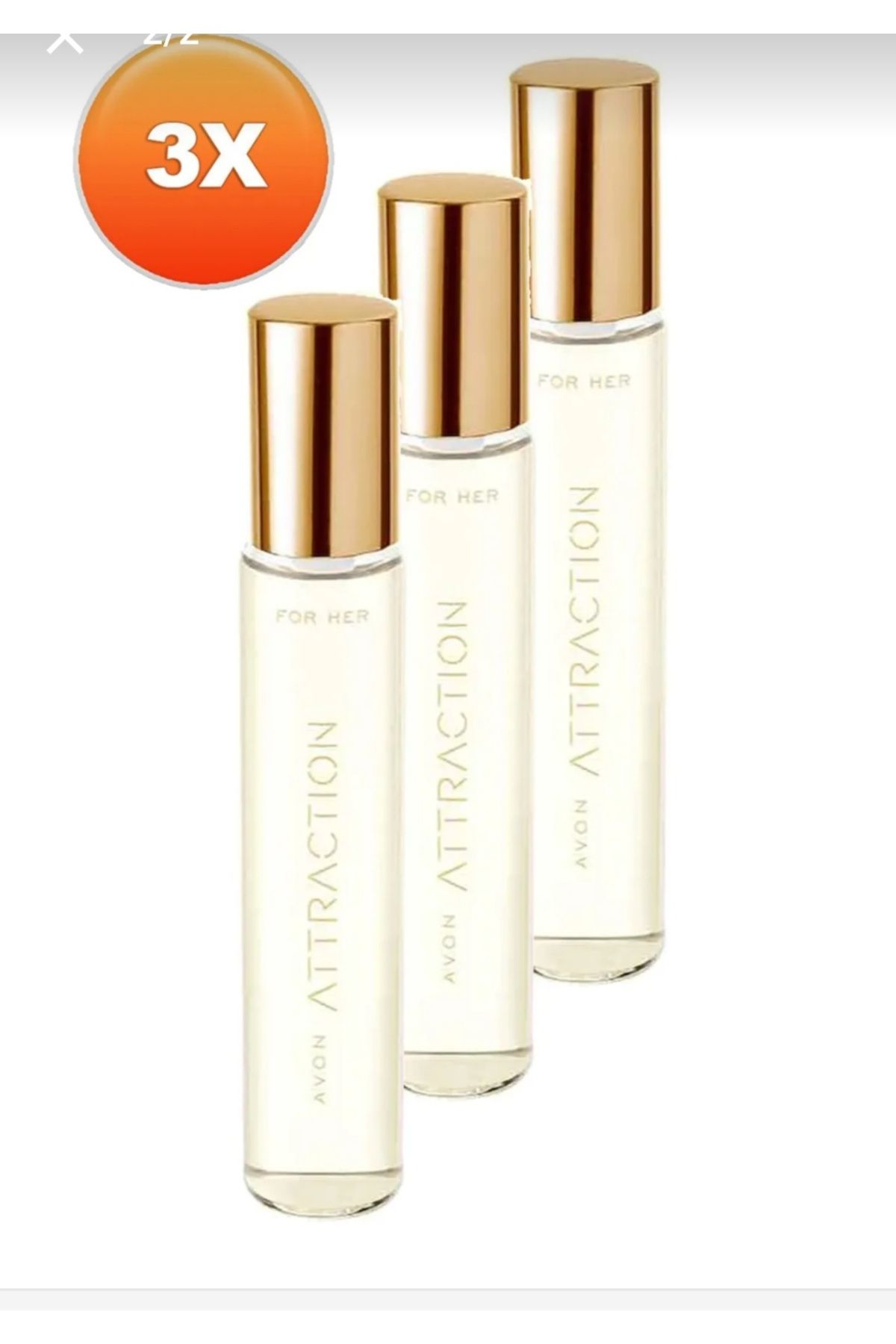 AVON Atraction parfüm edp 10 ml. 3'lü set