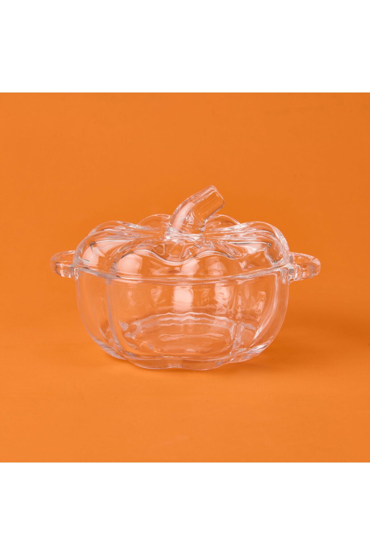 ASPARTAM Kulplu Cam Şekerlik - Şeffaf - 10 cm