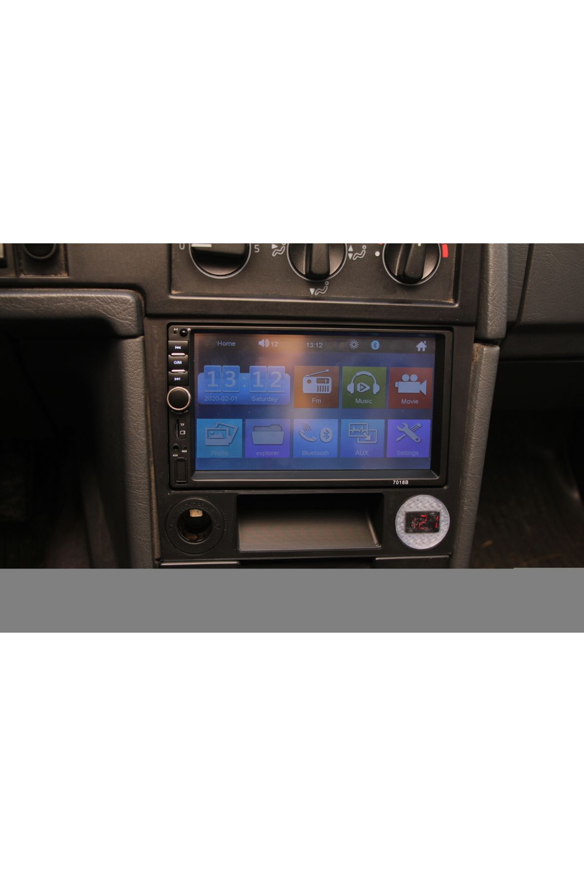 Lucest Volvo 940 2 Radyo için Uyumlu Radyo Çerçeveniz 7018B (Plastik Aparattır!!!)