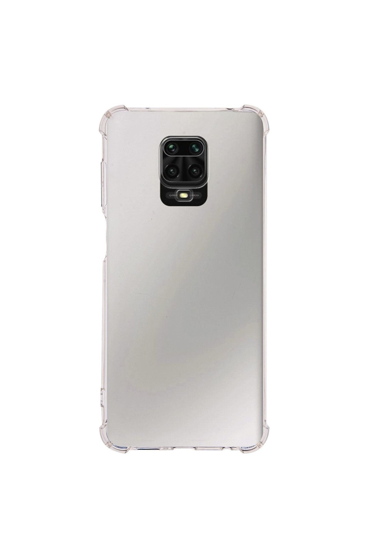 CaseArt Xiaomi Redmi Note 9s ile uyumlu Kapak Köşe Korumalı Airbag Antishock Şeffaf Silikon Kılıf
