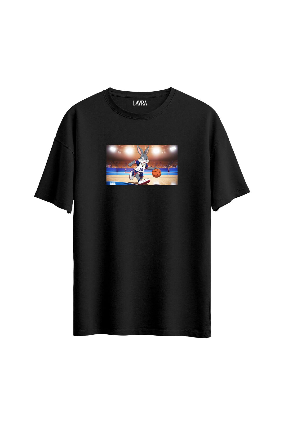 ROCKS BreakOut BasketballRabbit Oversize Tshirt
