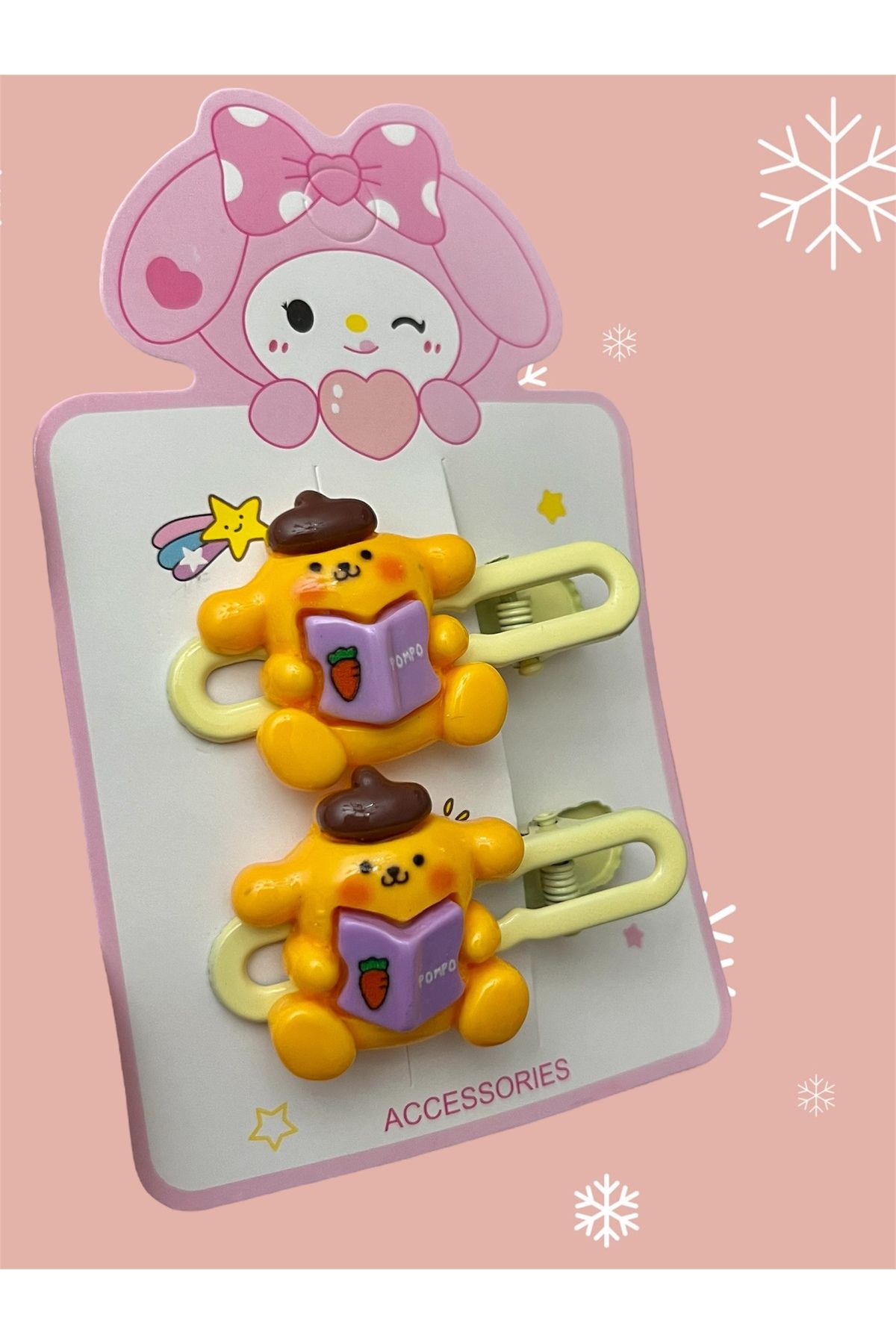 alpikom-3D Buckle Set with Cute Characters Kuromi Buckle 1