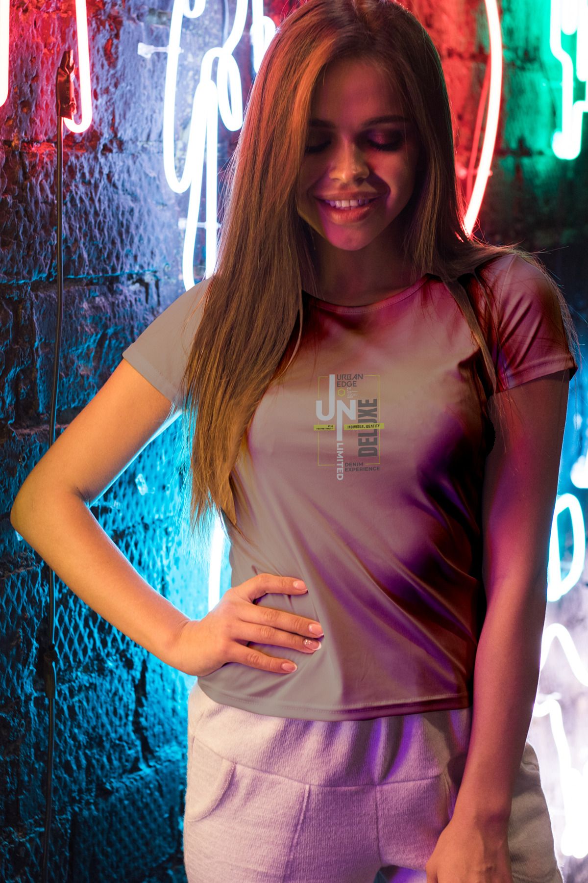 Decrift Urban %100 Pamuk Kadın T-Shirt