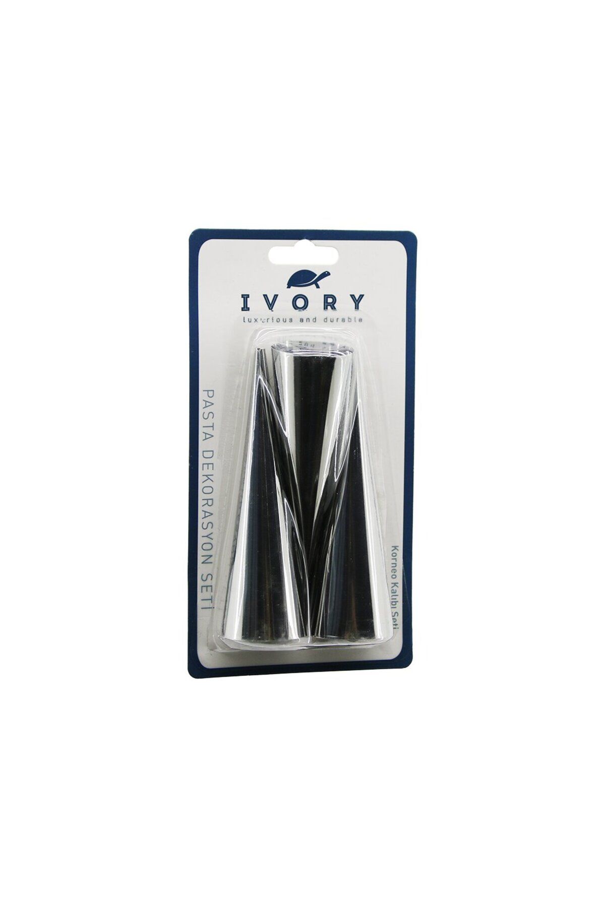 STOREMAX svticaret 3PCS KORNEO KALIP - PASTA DEKORASYON ÇAP: 3CM X UZUNLUK: 12CM mhm 1053513