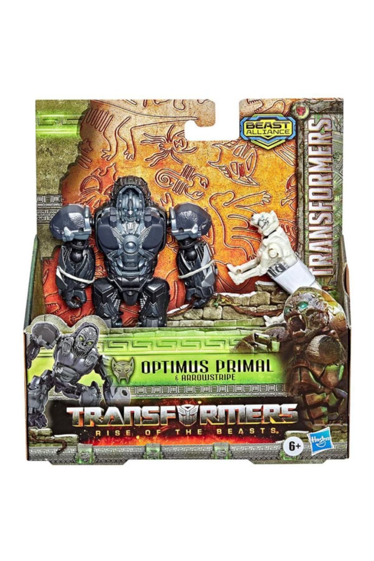Hasbro-Set of 2 figures Transformers Rise of the beasts, Optimus Primal and Arrowstripe 3