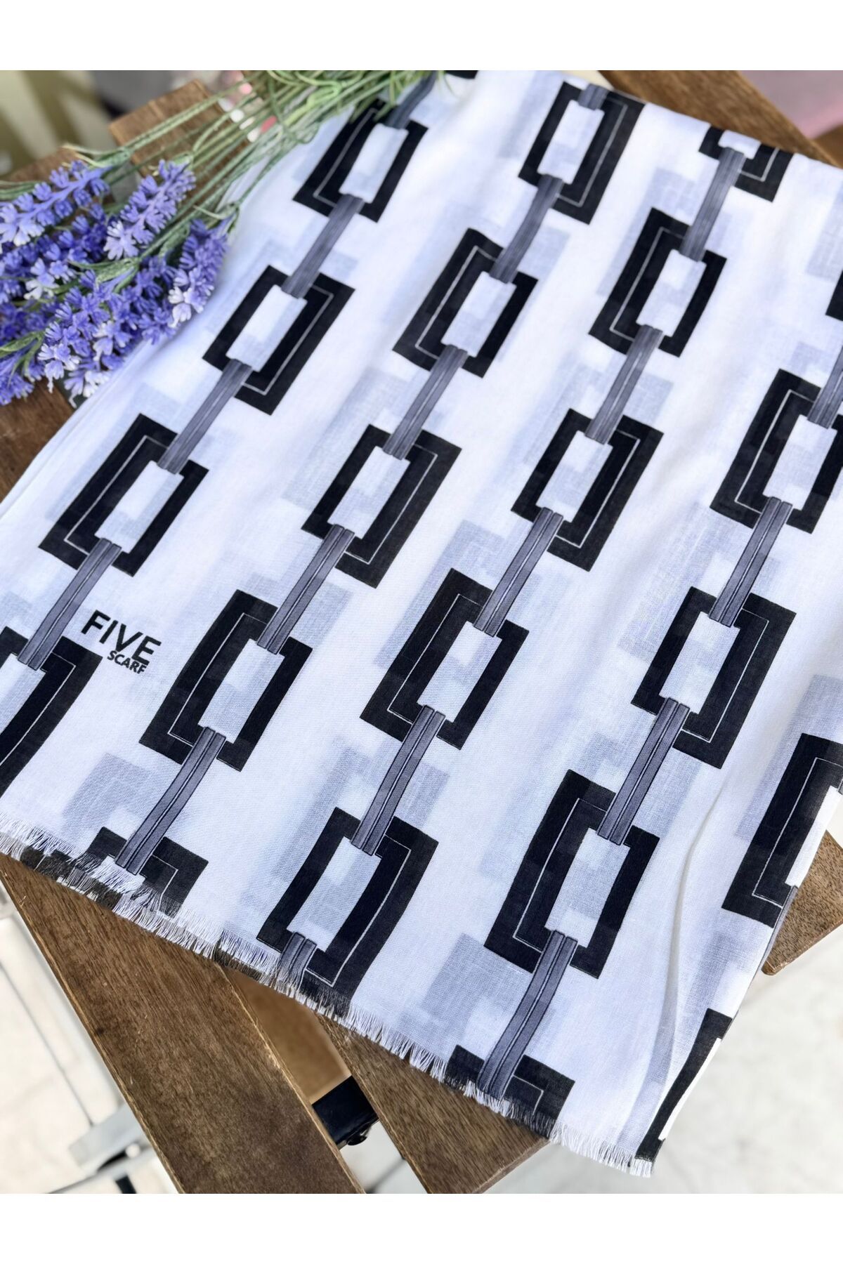 Levidor FİVE DESENLİ COTTON PAMUK ŞAL