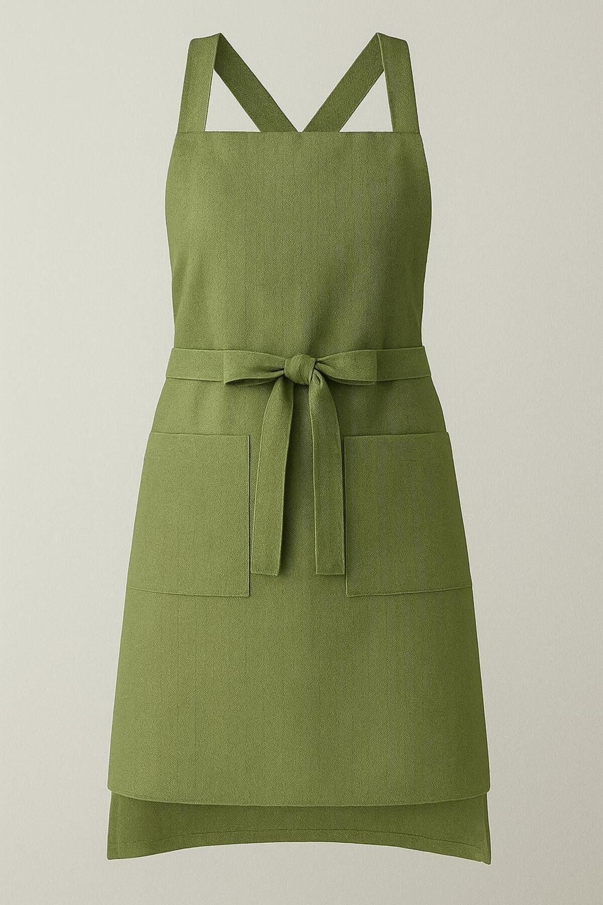 Myscrubs ÇAPRAZ BAĞLAMA COTTON CHEF ÖNLÜK / CRISS@CROSS DUCK COTTON APRON