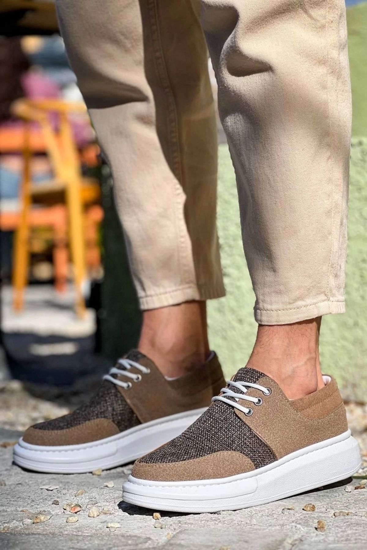 OurStyles KB-042 Kuback Bağcıklı Taba Günlük Erkek Ayakkabı