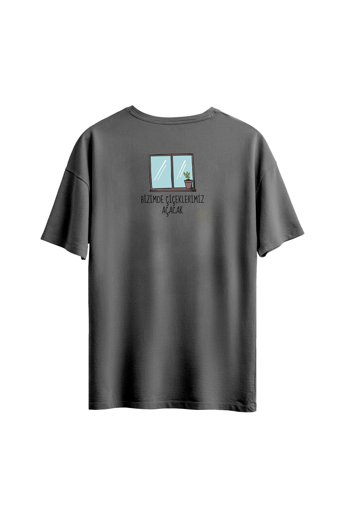 ROCKS BreakOut ÇiçekAçacak Oversize Tshirt