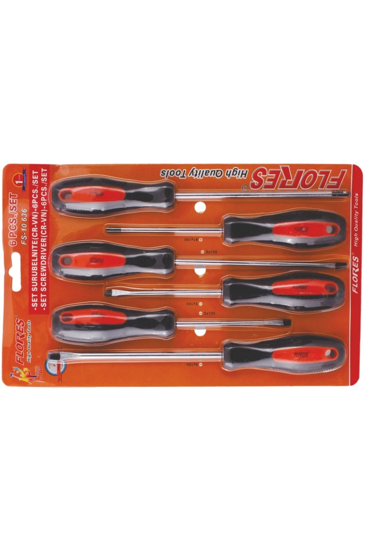 flores Surubelnite Cr-vn, 6 Buc / Set - One Size