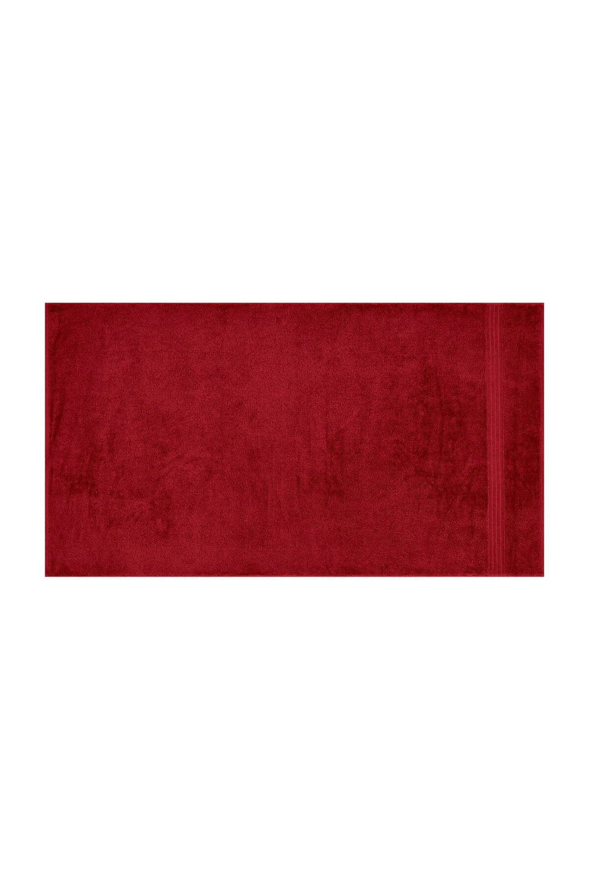 ASPARTAM Organik Pamuk Banyo Havlusu - Bordo - 70x130 cm
