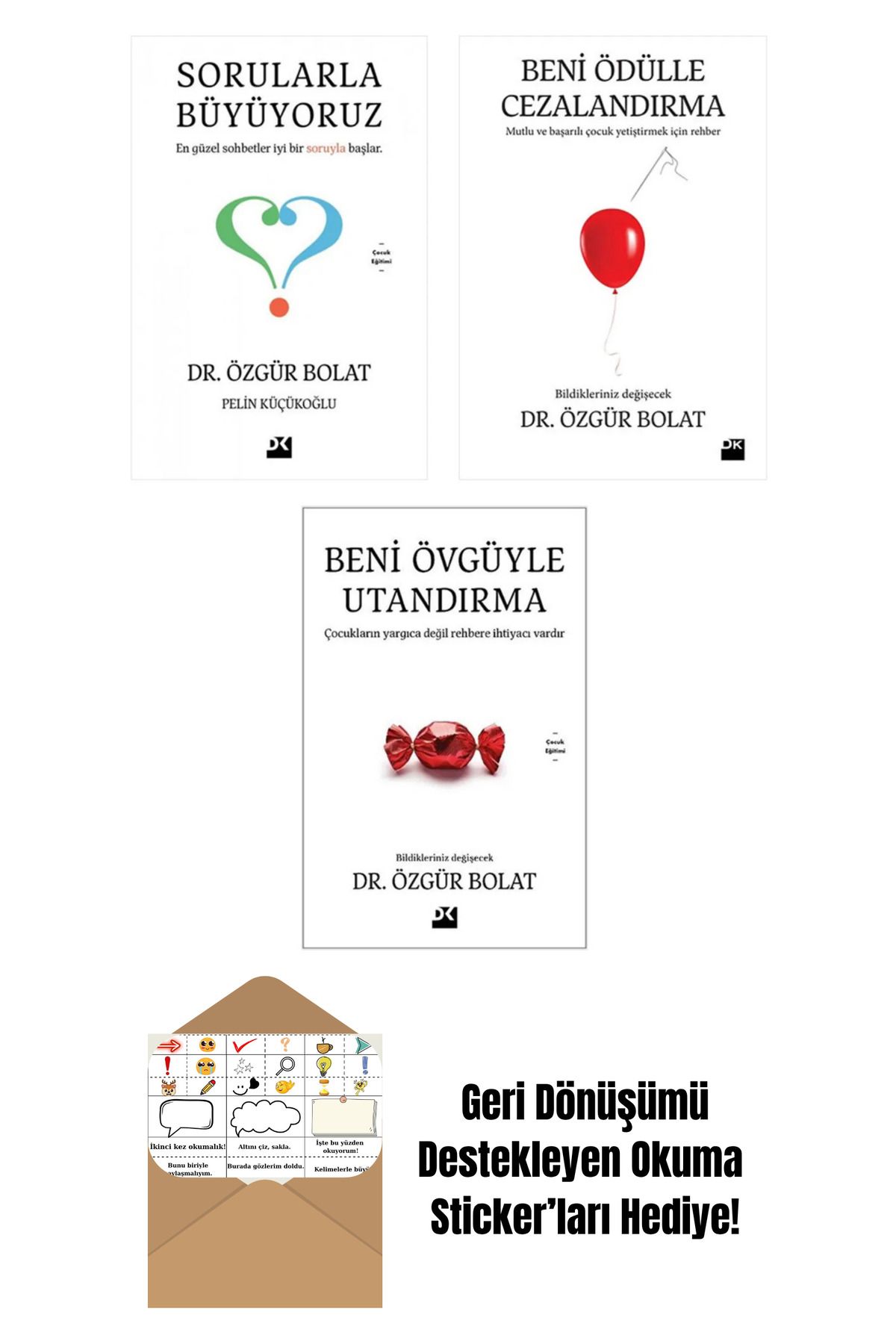 Doğan Egmont Özgür Bolat 3 Kitap Set + Okuma Sticker'ları