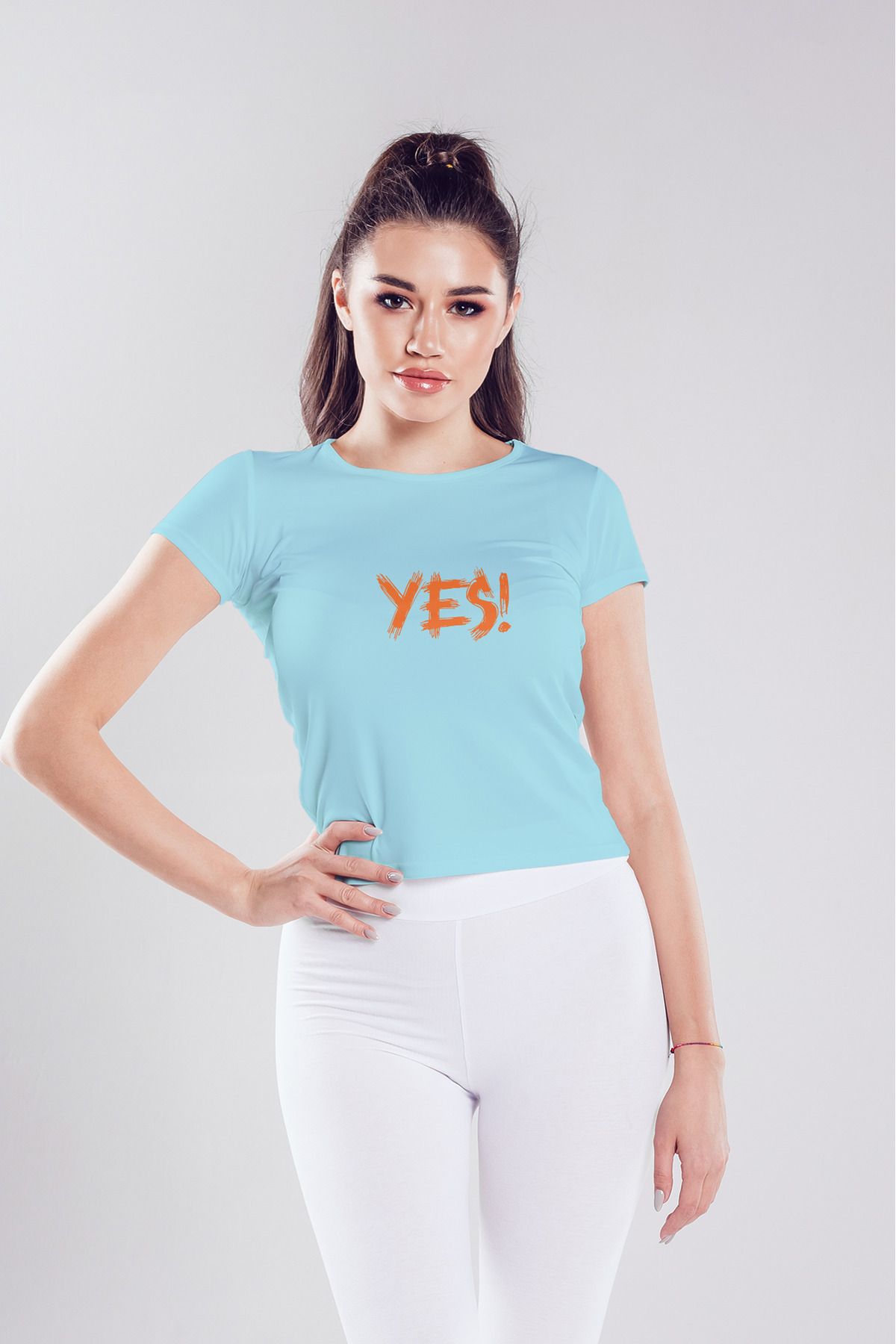 Decrift Yes %100 Pamuk Kadın T-Shirt