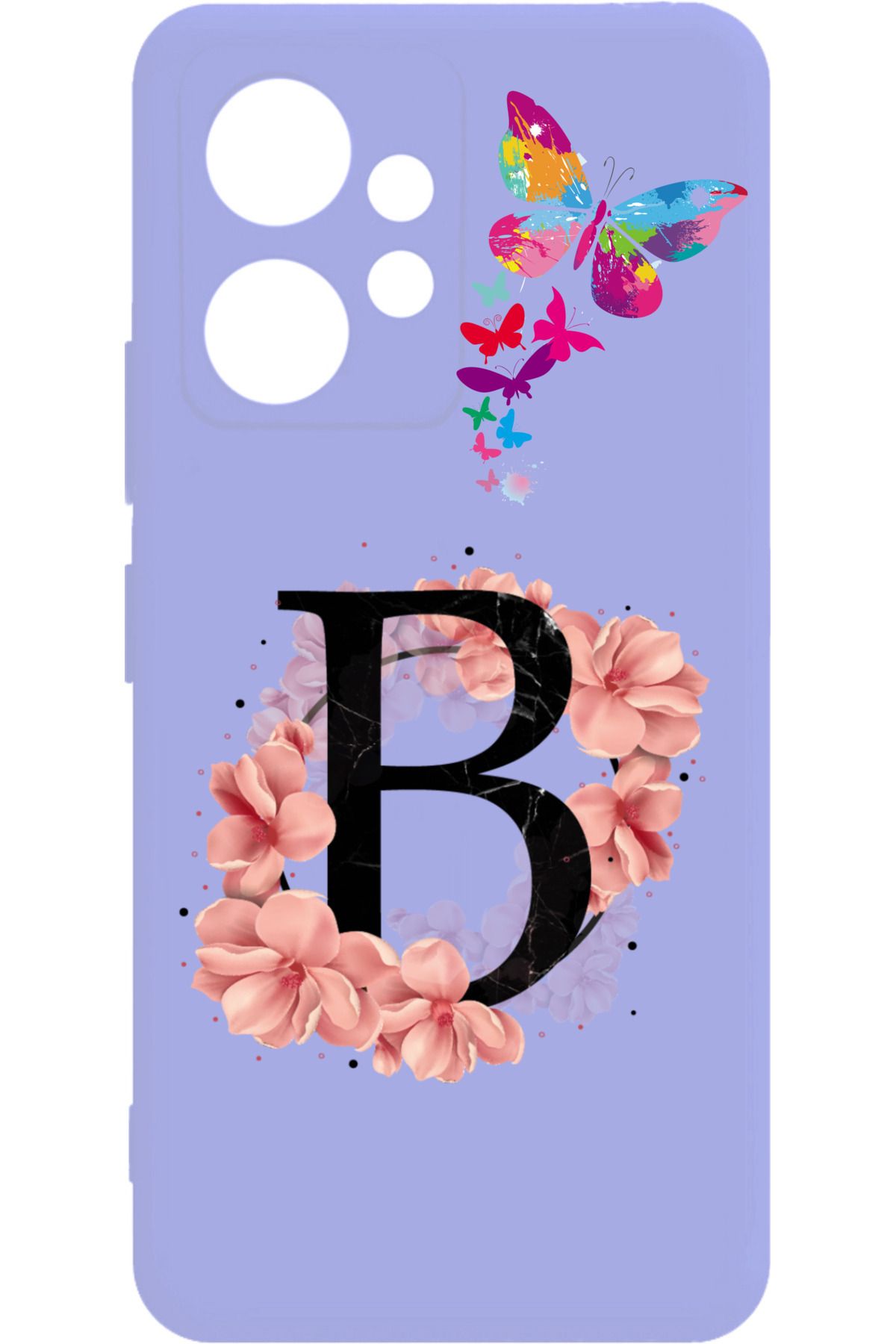 Rotaks Xiaomi Redmi Note 12 4g Uyumlu Kılıf Silikon Esnek Soft ve Pürüzsüz İsme Özel Baskılı
