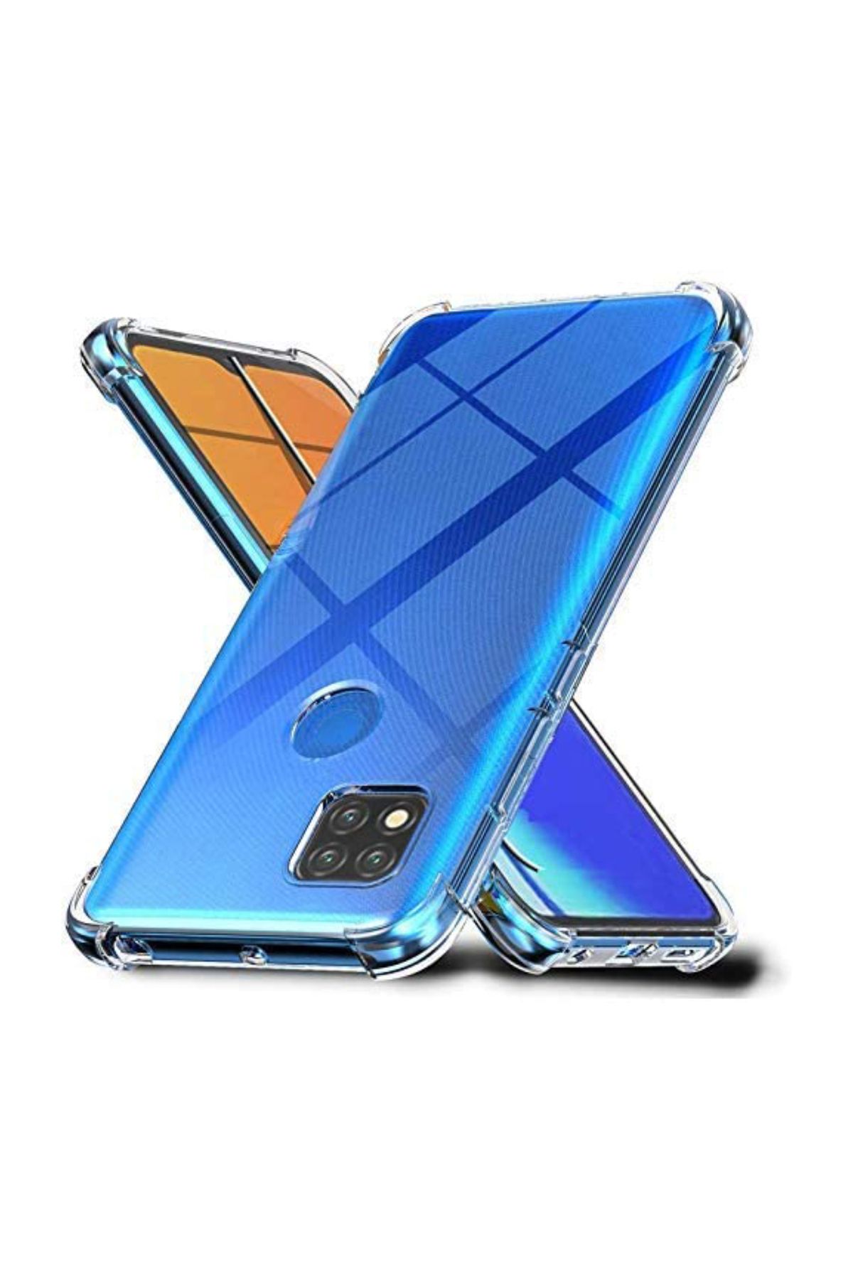 CaseArt Xiaomi Redmi 9C ile uyumlu Kapak Köşe Korumalı Airbag Antishock Şeffaf Silikon Kılıf