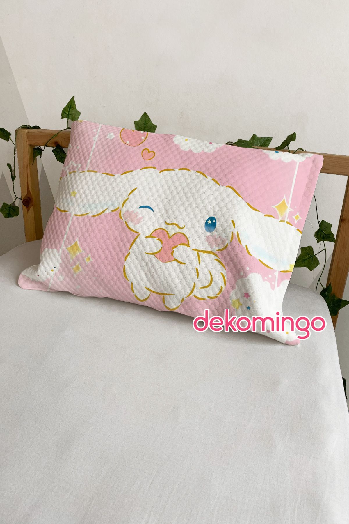 dekomingo PEMBE CINNAMAROL 2 ADET YASTIK KILIFI