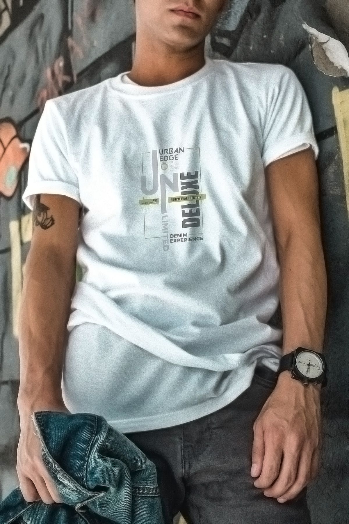 Decrift Urban %100 Pamuk Erkek T-Shirt