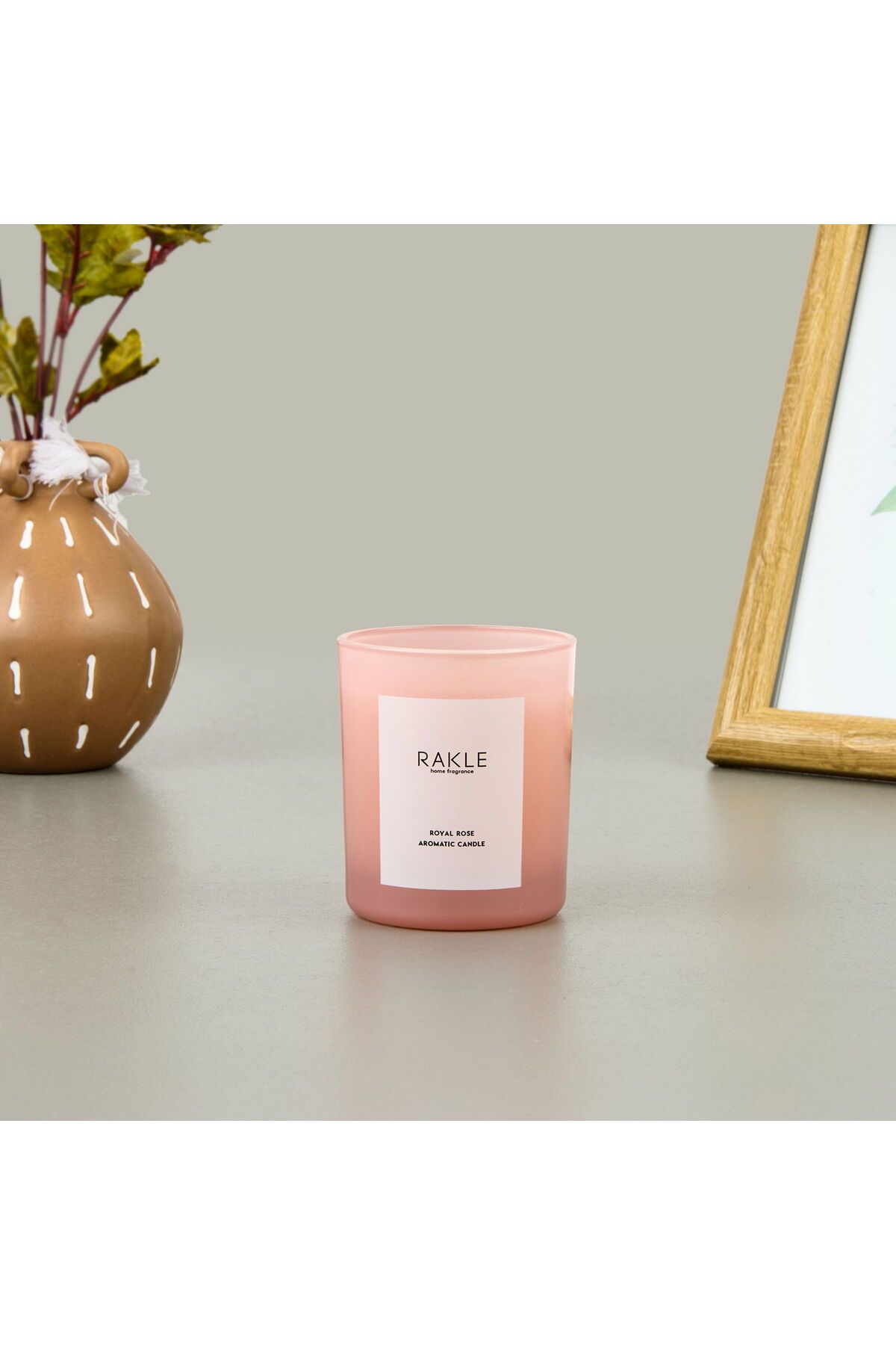 Rakle Basic Soft Royal Rose Kokulu Mum - Pembe - 120 gr