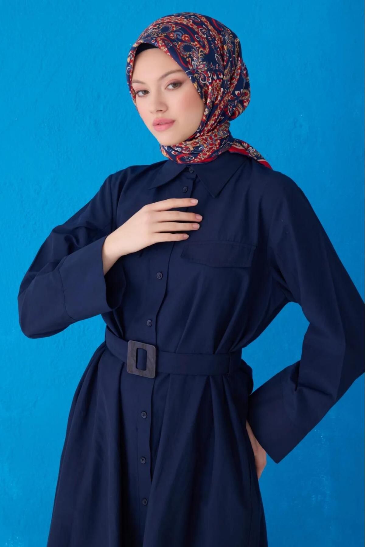 Belli Saf İpek Eşarp 4101D-36 Şura