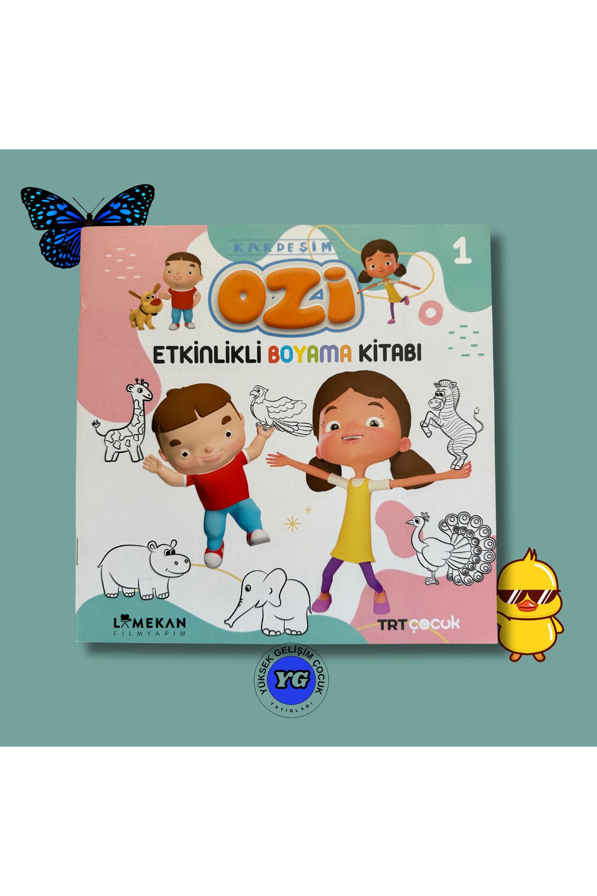 Burhan Yayınları KARDEŞİM OZİ ETKİNLİKLİ BOYAMA KİTABI 1