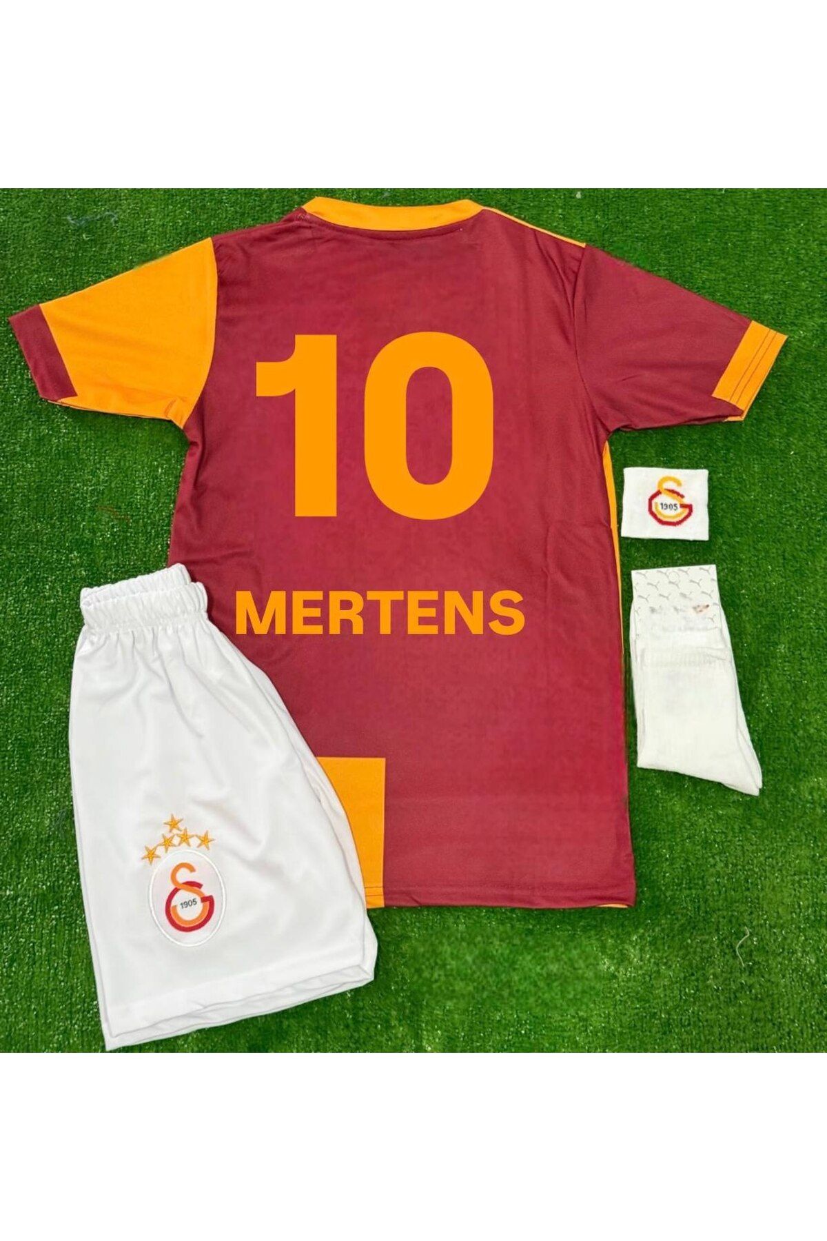Alaturka Mix galatasaray 5 yıldızlı #mertens 10 # 25/26 içsaha çubuklu çocuk forması