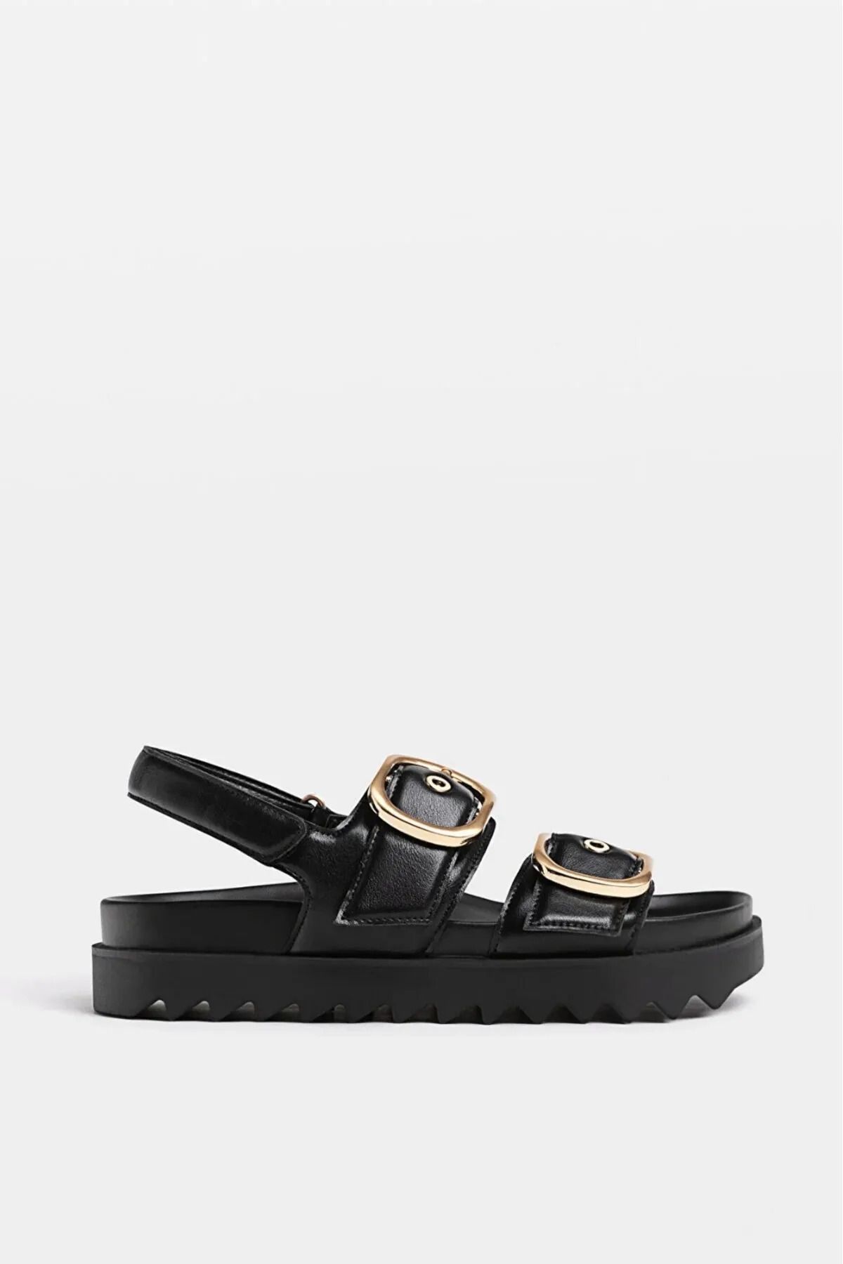 DUXAL SHOES Camelia Çift Toka Detaylı Kadın Sandalet