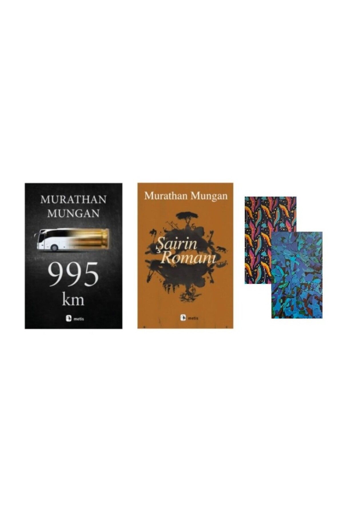 Metis Yayınları Murathan Mungan SET - 995 km - Şairin Romanı - 2 Adet Not Defteri HEDİYE