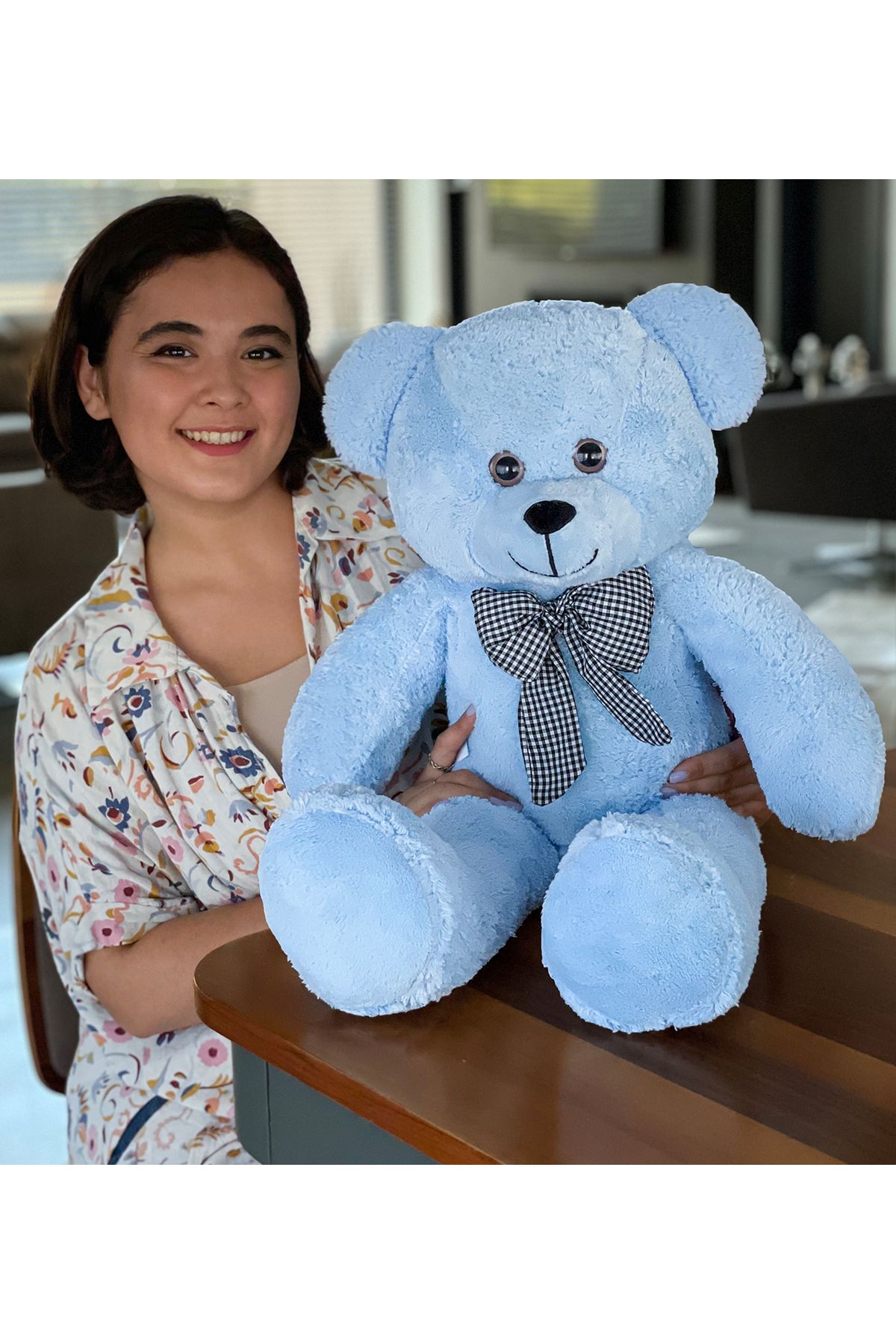 Özgüner Oyuncak Oyuncak Peluş Ayıcık 80 Hediyelik Ayı(%100yerli)