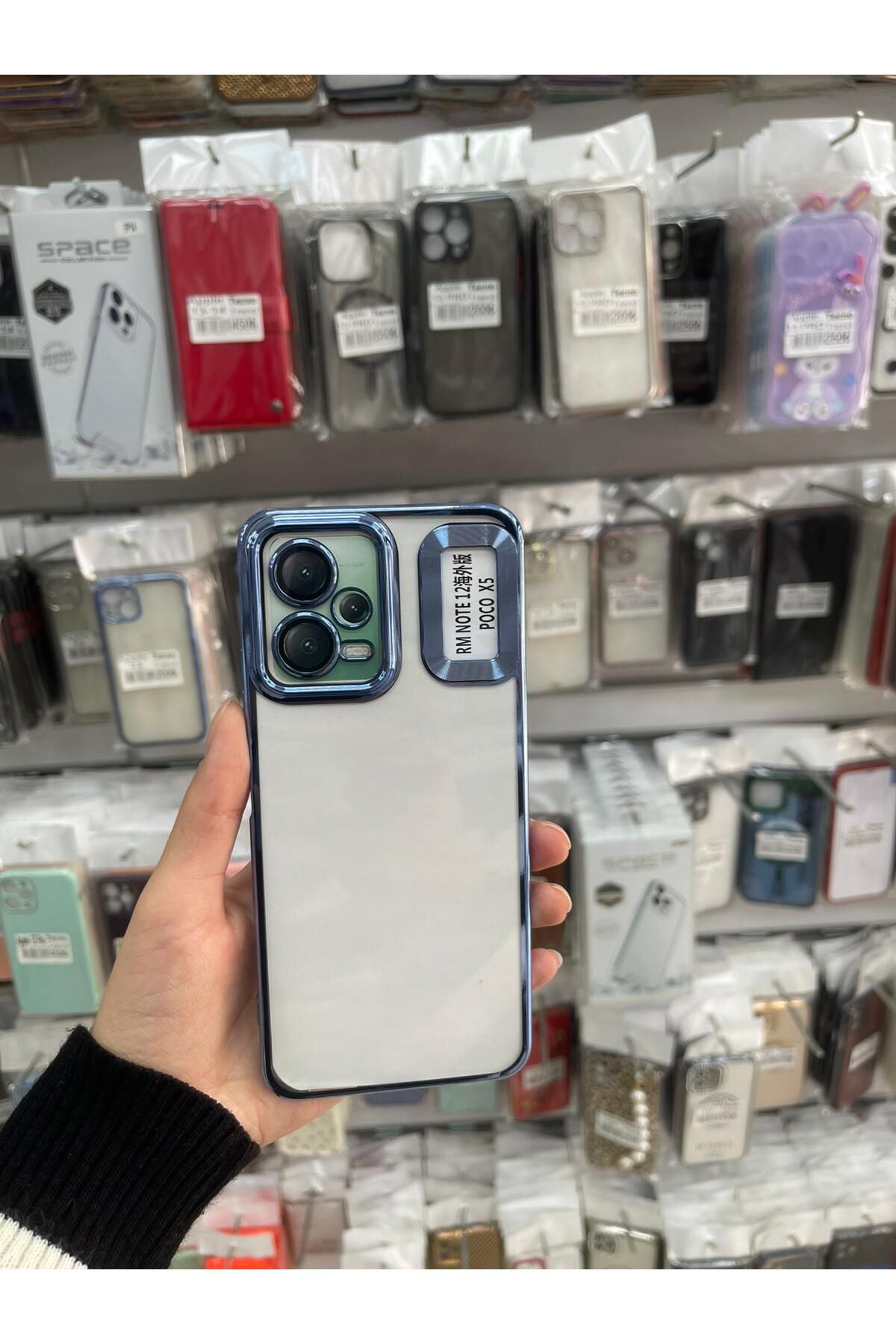 TECNOTREND xiaomi poco x5 uyumlu şeffaf renklı kılıf