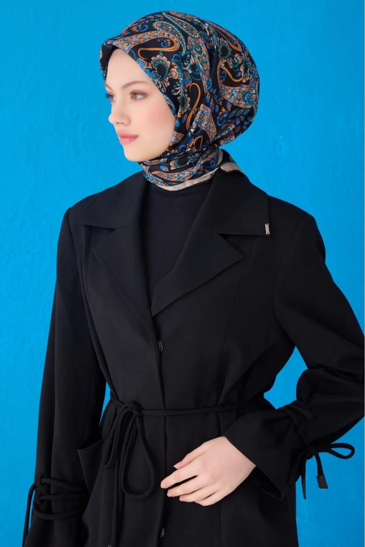 Belli Saf İpek Eşarp 4101D-54 Şura