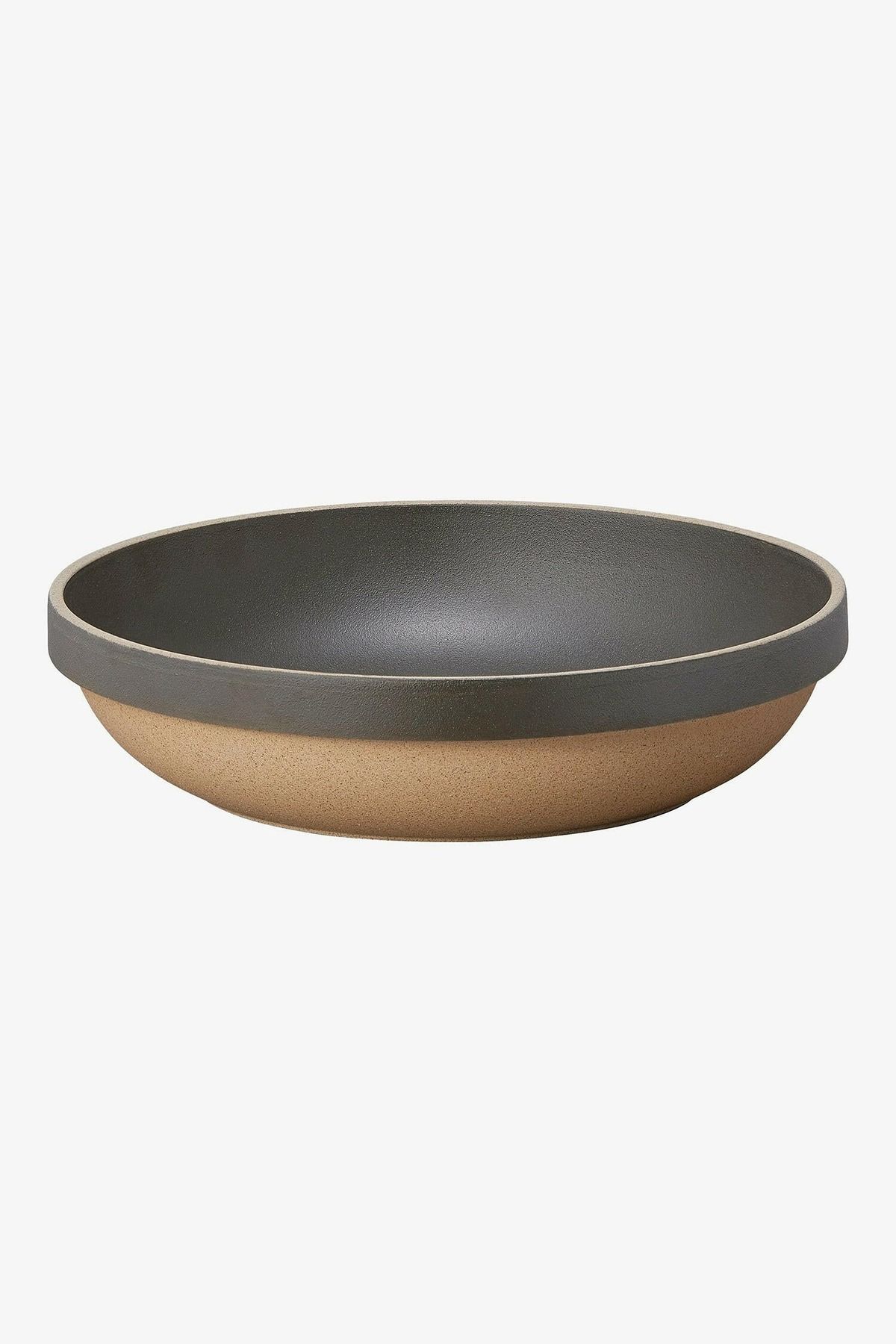 HASAMI PORCELAIN HPB033 Round Bowl Black: Hasami Siyah Seramik Kase 220×55 mm