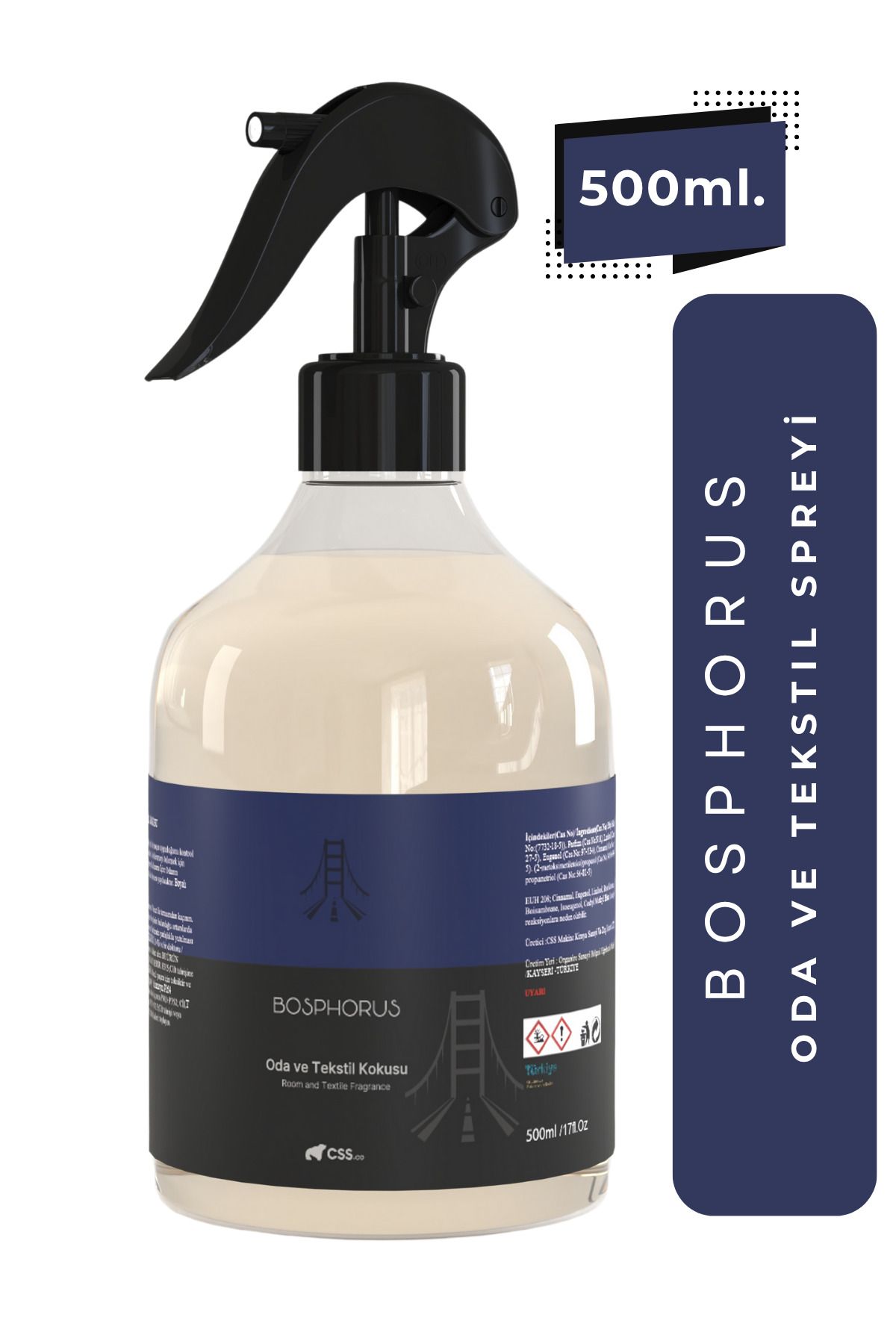 CSScompany 500ml. Oda ve Tekstil Spreyi Bosphorus Oda ve Tekstil Spreyi