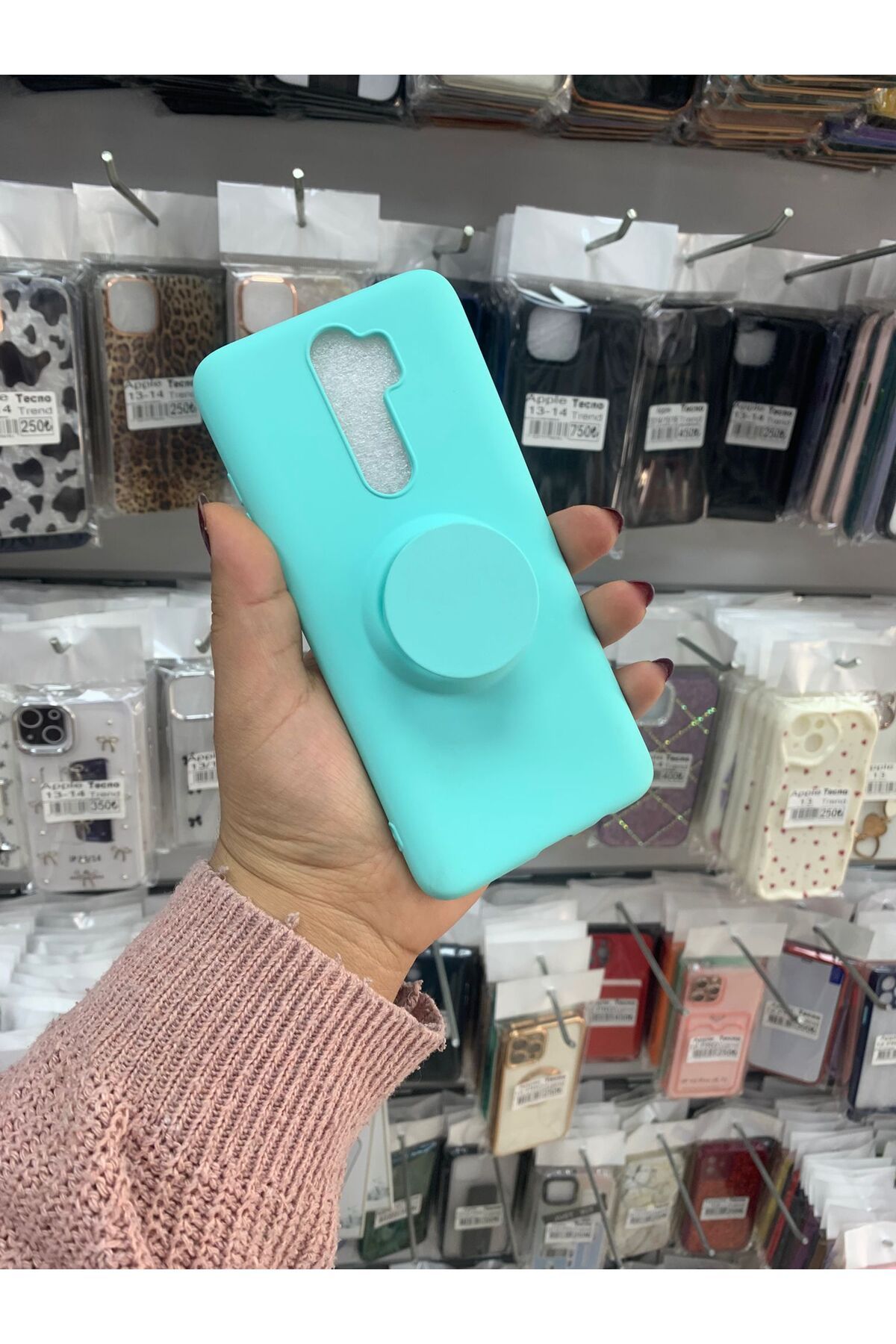 TECNOTREND Redmi Note 8 Pro soft pop soketli silikon kılıf