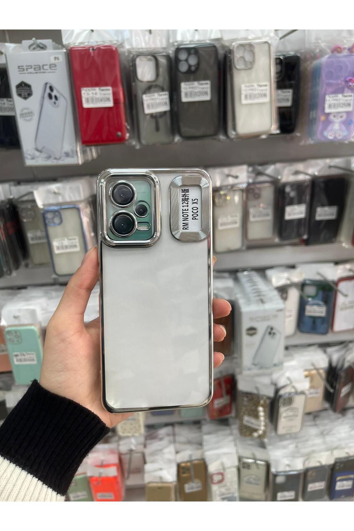TECNOTREND xiaomi poco x5 uyumlu şeffaf renklı kılıf