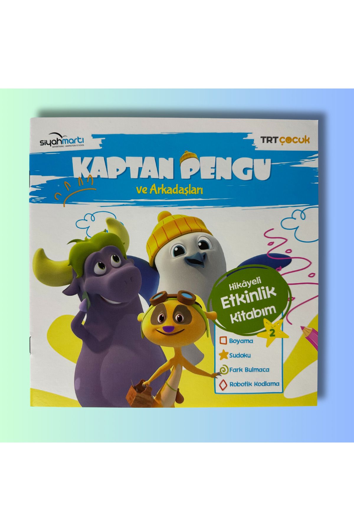 Burhan Yayınları KAPTAN PENGU VE ARKADAŞLARI ETKİNLİK KİTABI 2